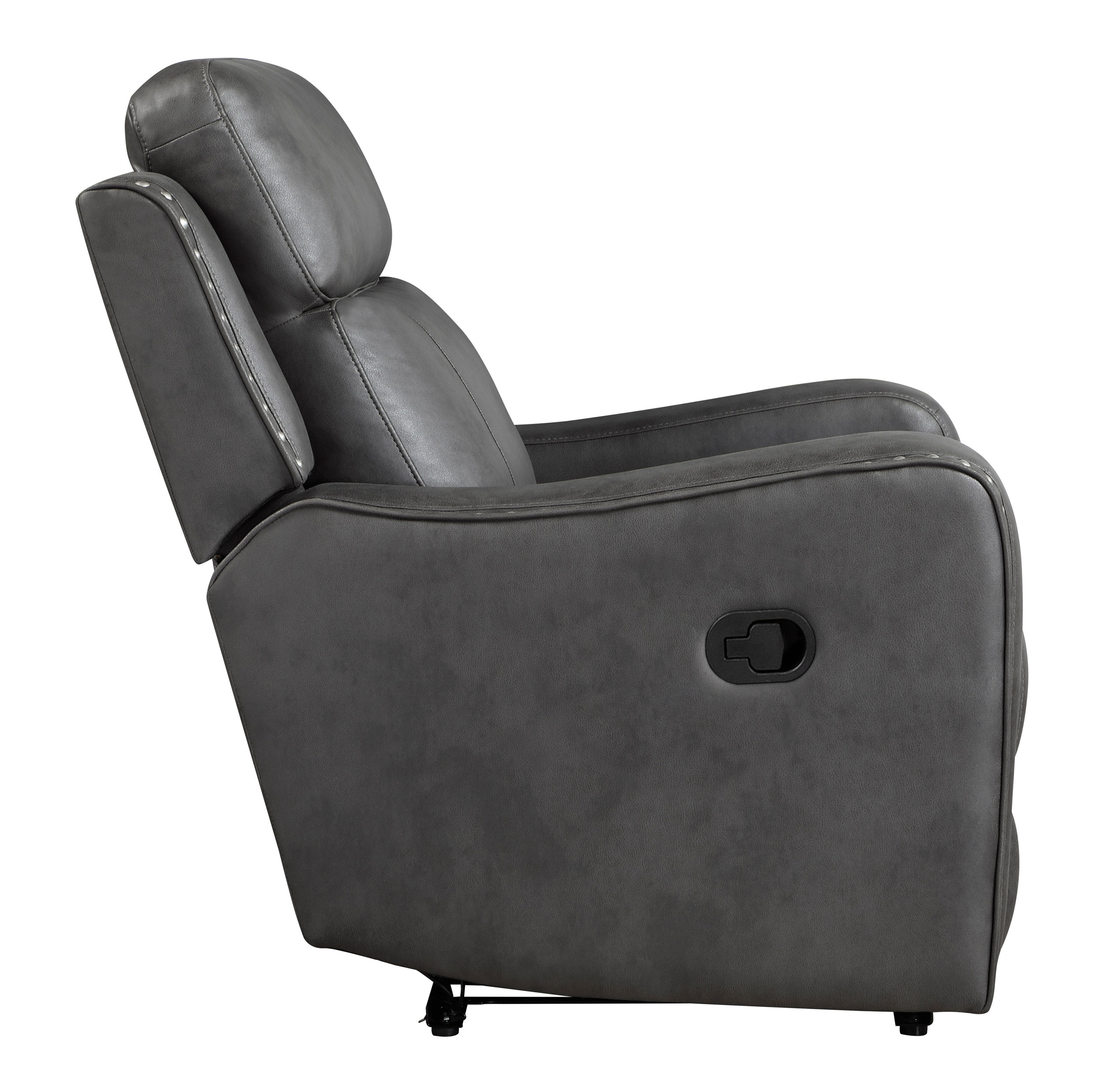 Kellen Microfiber Double Reclining Living Room Set