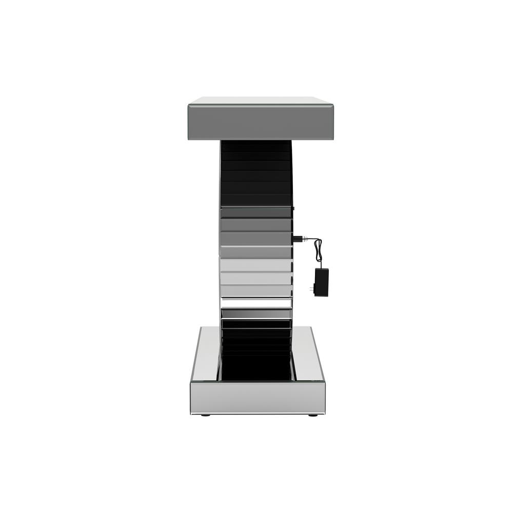Bergenia Rectangular Mirrored Console Table