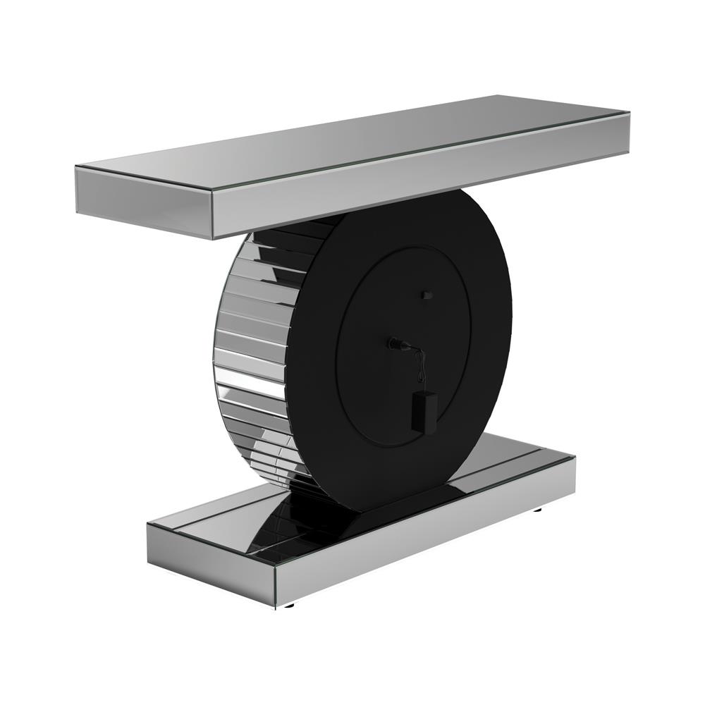 Bergenia Rectangular Mirrored Console Table