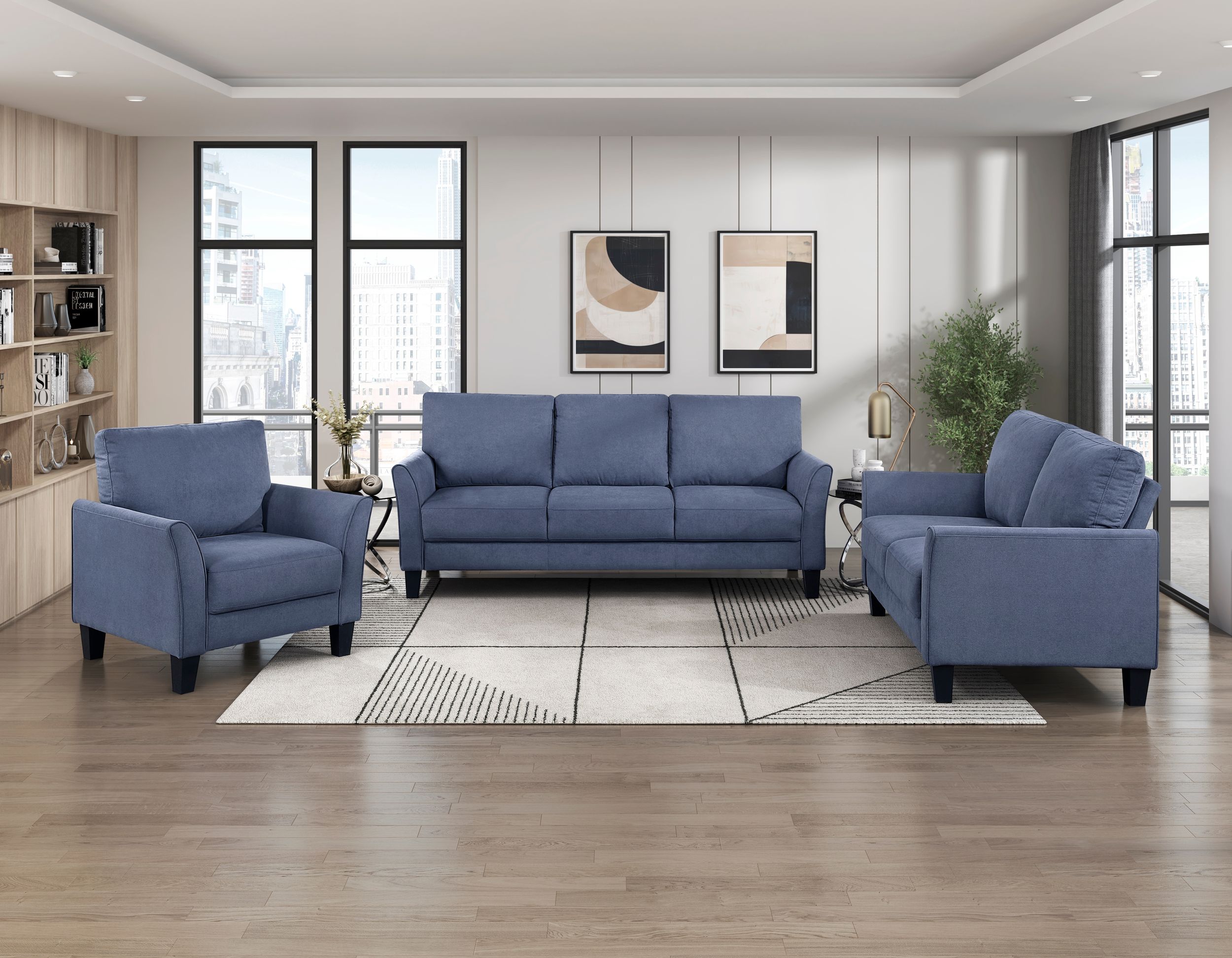 Aliana Polyester Loveseat