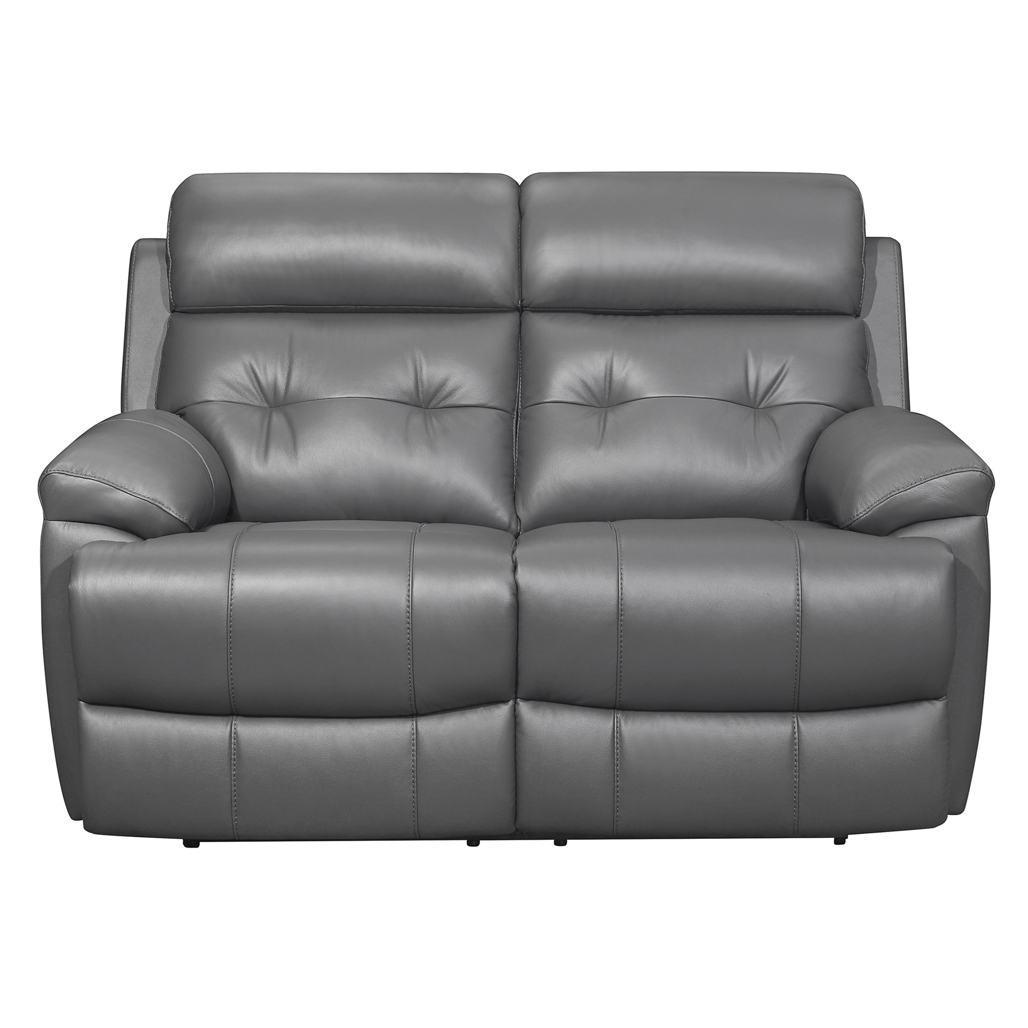 Lambent Leather/Bi-Cast Vinyl Double Reclining Loveseat