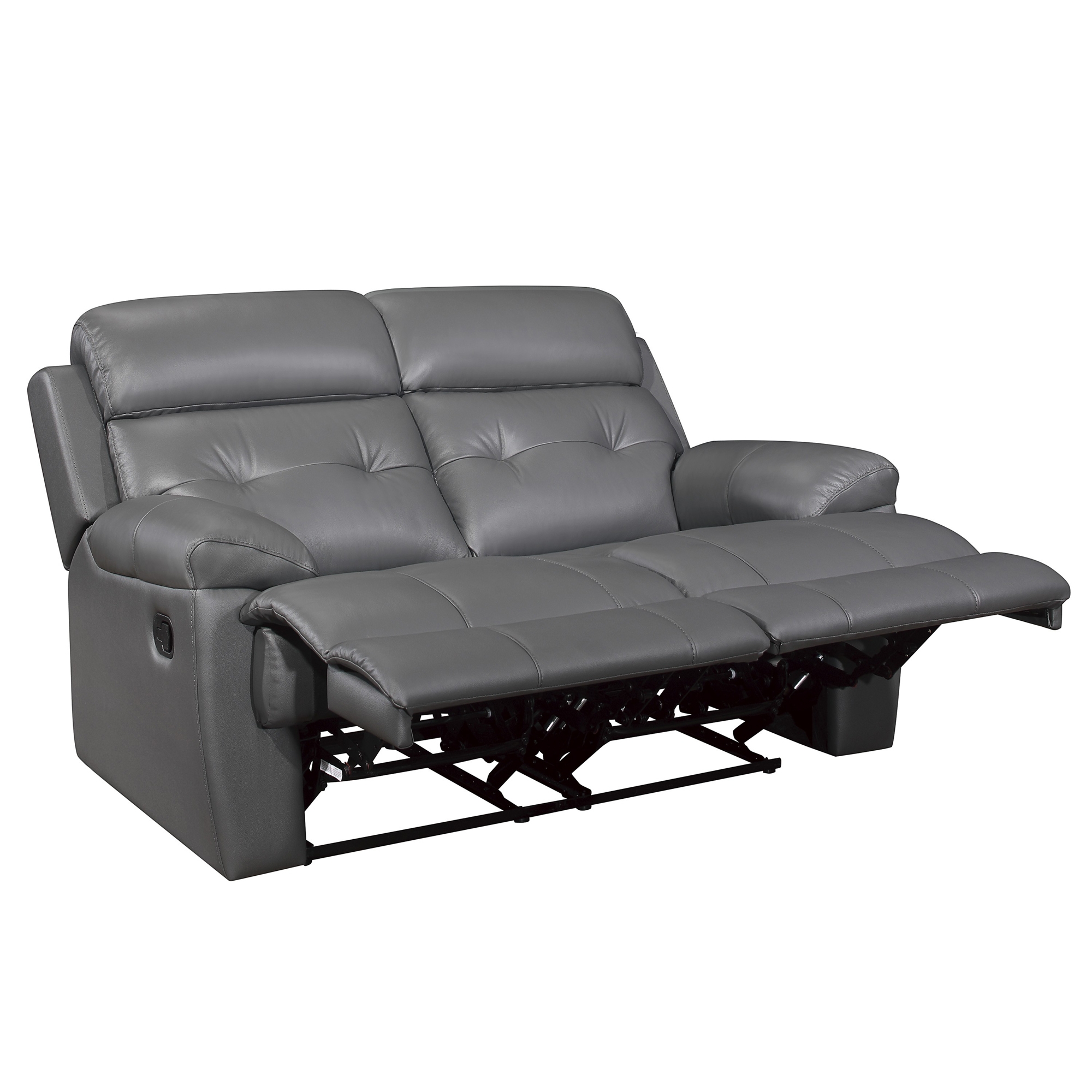 Lambent Leather/Bi-Cast Vinyl Double Reclining Loveseat