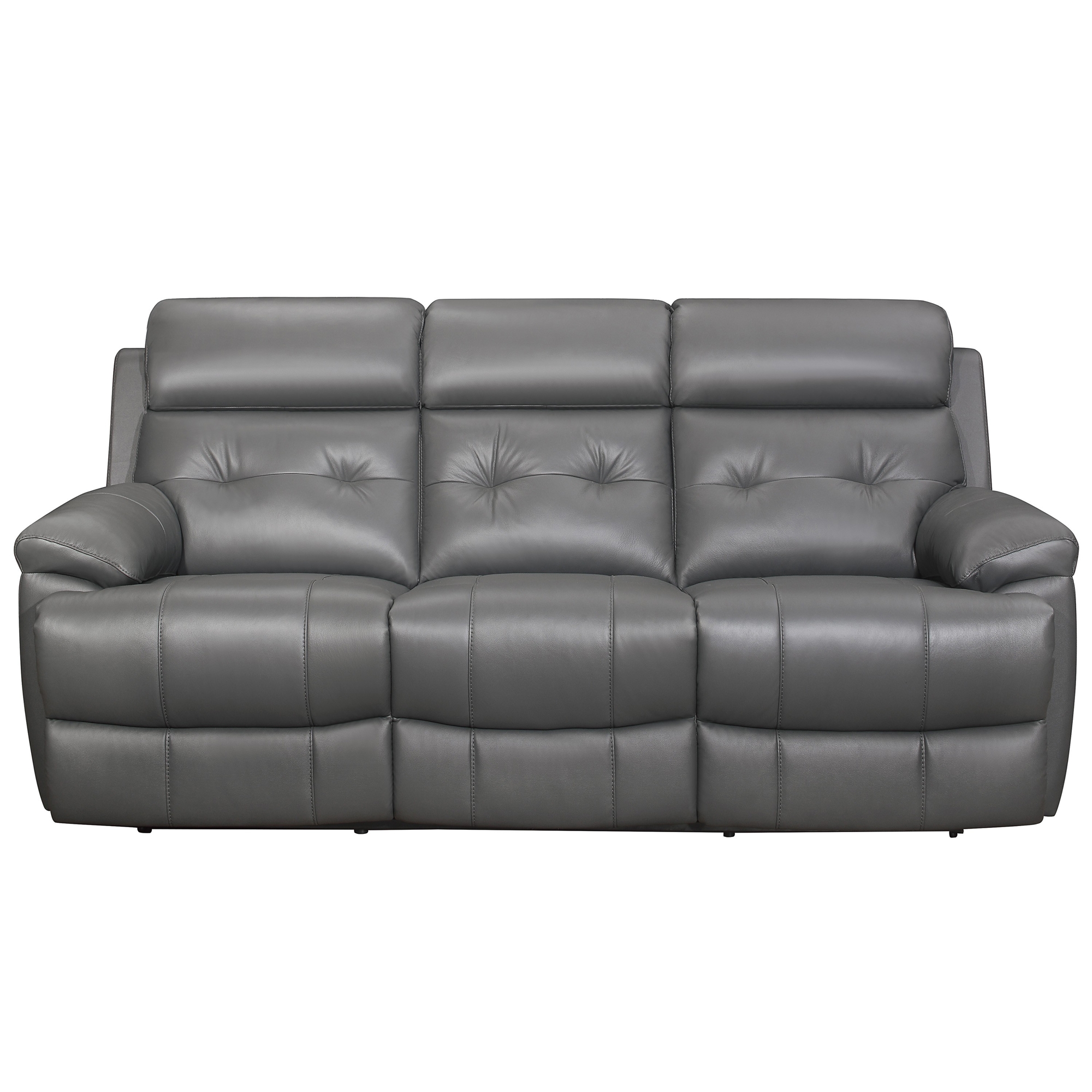 Lambent Leather/Bi-Cast Vinyl Double Reclining Sofa