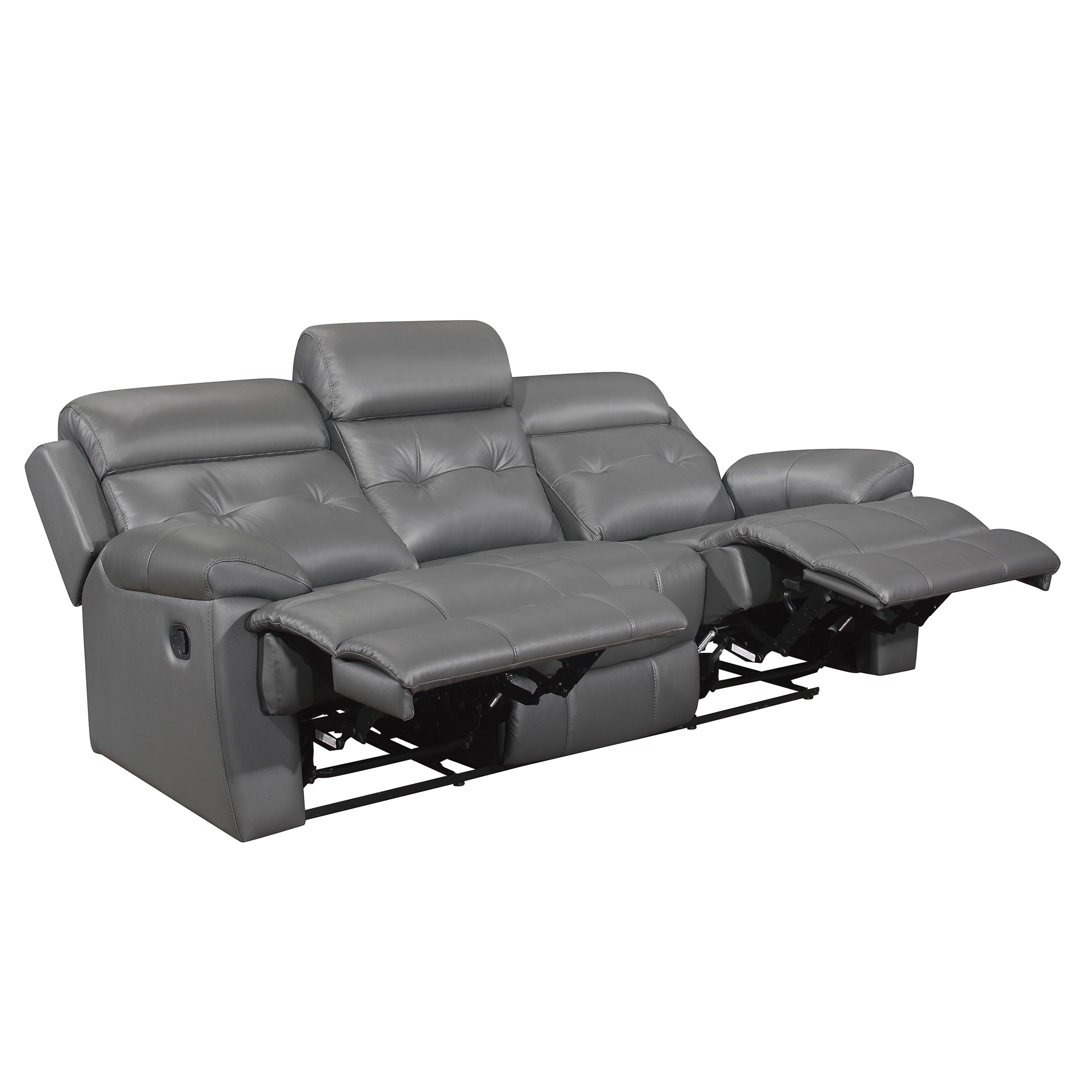 Lambent Leather/Bi-Cast Vinyl Double Reclining Sofa