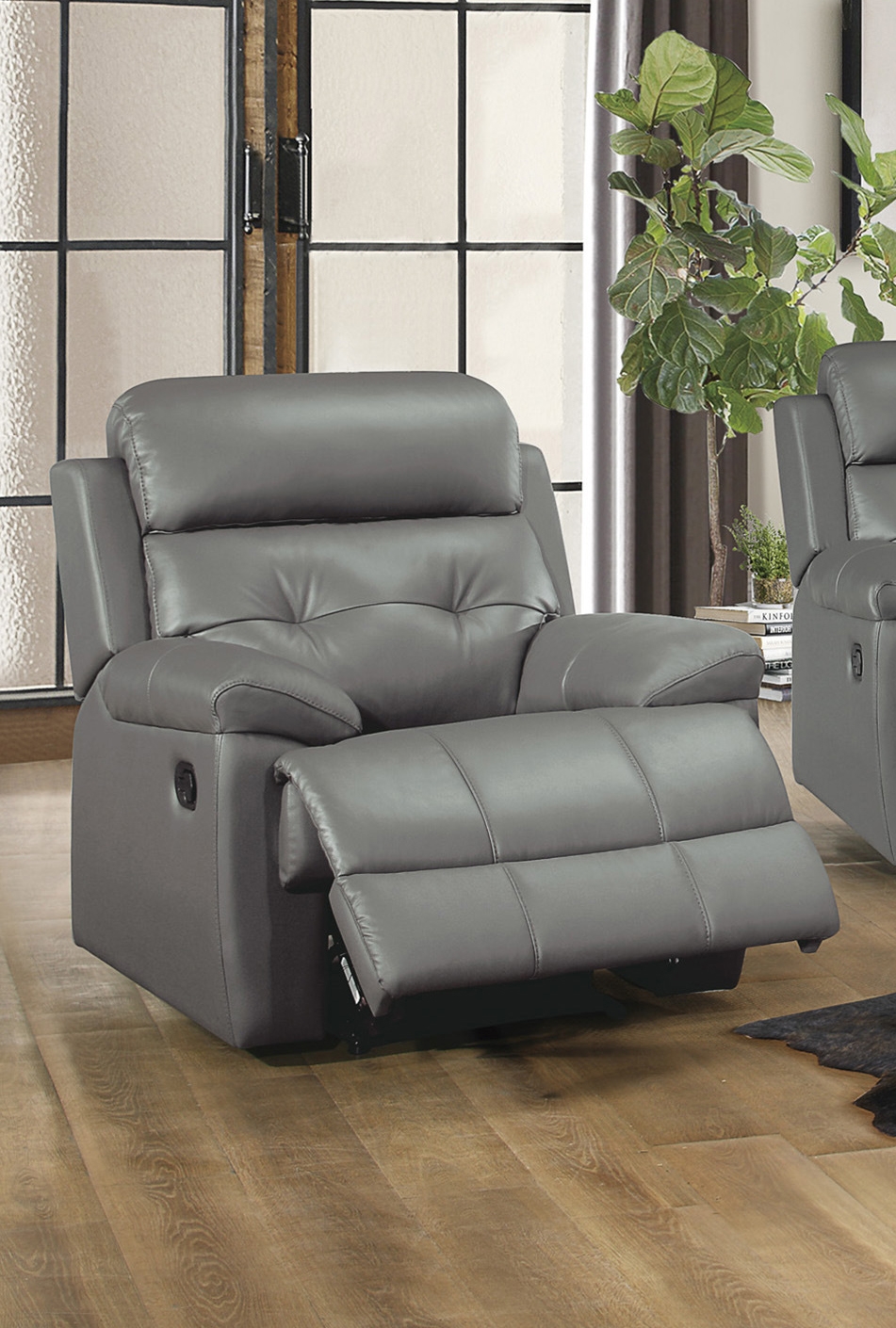 Lambent Leather/Bi-Cast Vinyl Reclining Chair