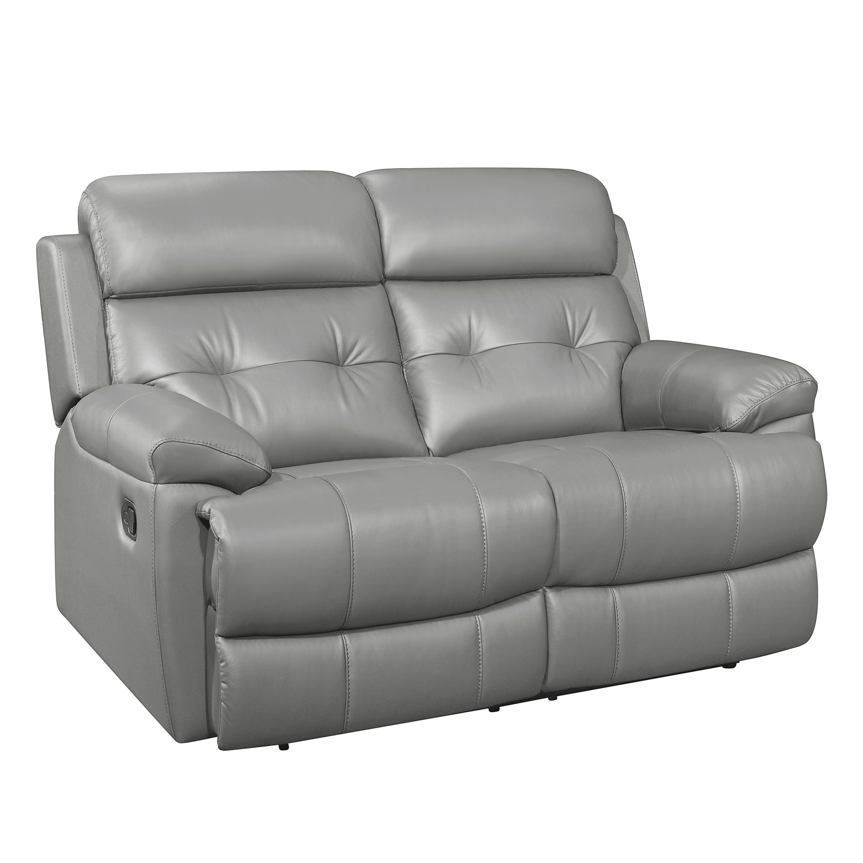 Lambent Leather/Bi-Cast Vinyl Double Reclining Loveseat