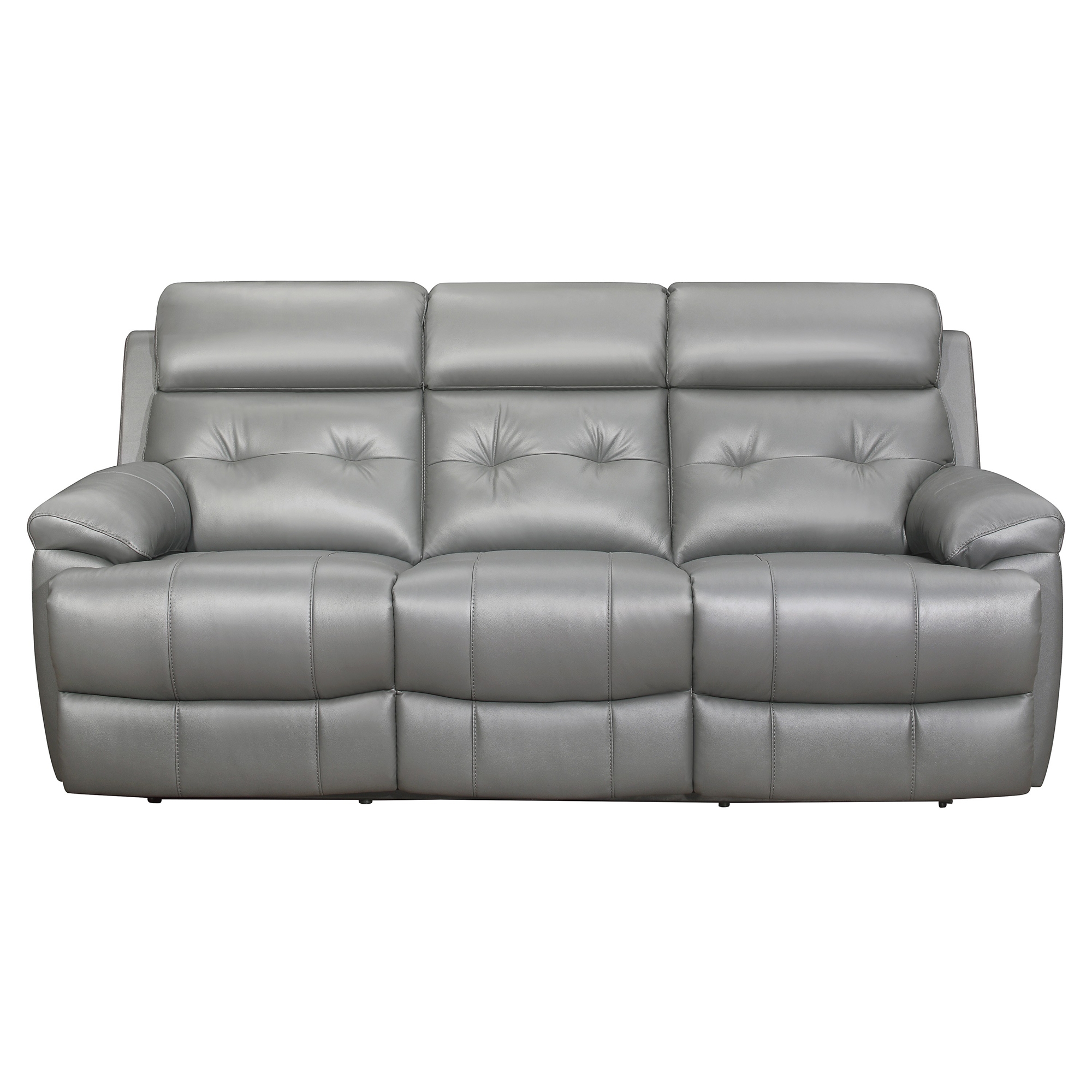 Lambent Leather/Bi-Cast Vinyl Double Reclining Sofa