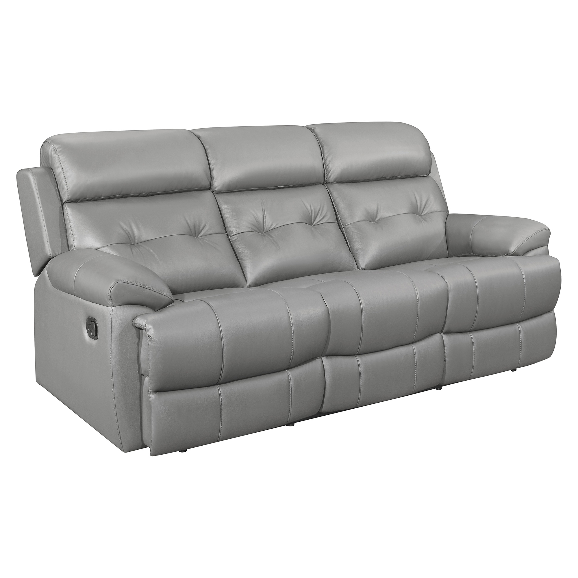 Lambent Leather/Bi-Cast Vinyl Double Reclining Sofa