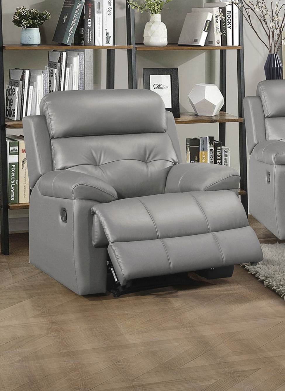 Lambent Leather/Bi-Cast Vinyl Reclining Chair