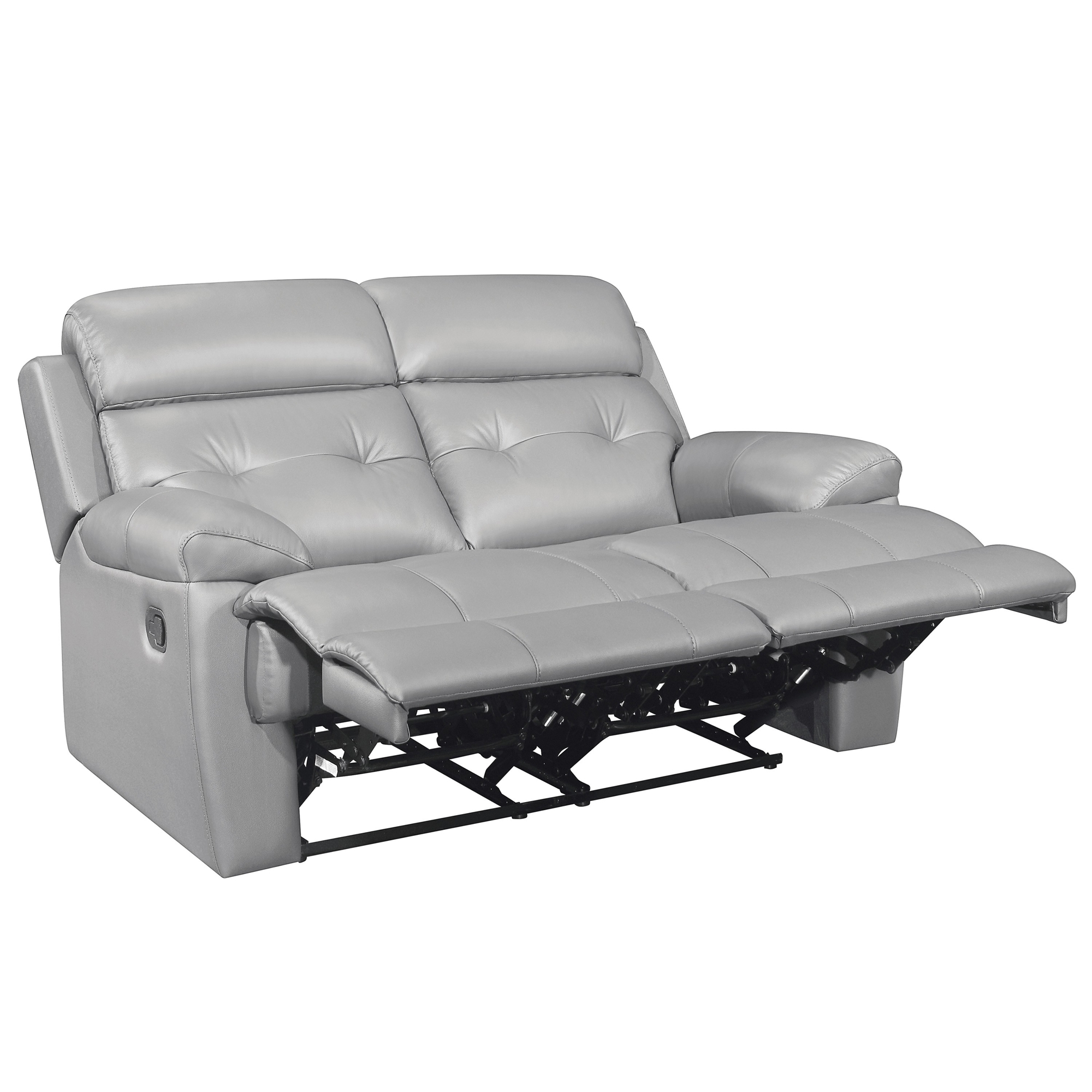 Lambent Leather/Bi-Cast Vinyl Double Reclining Loveseat