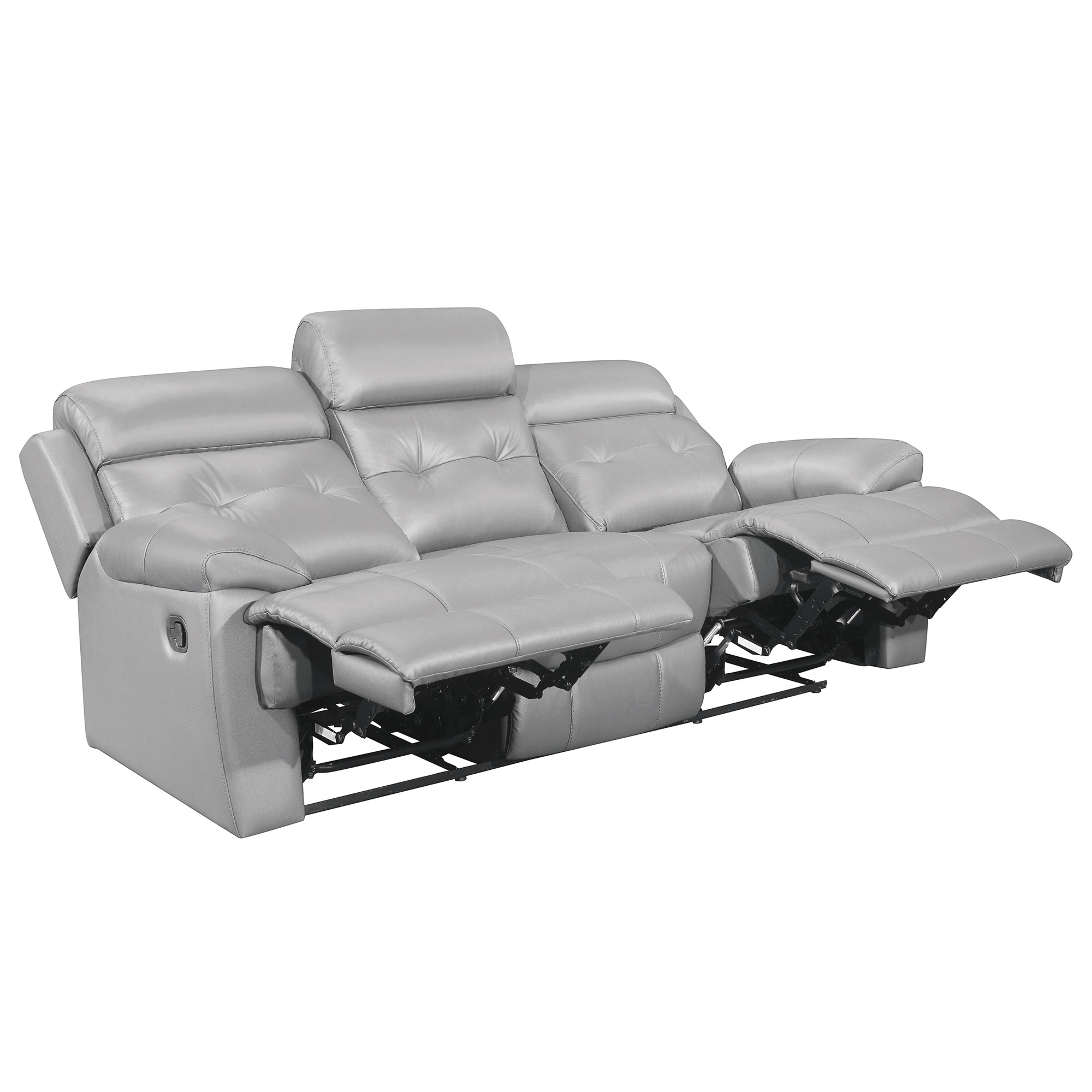 Lambent Leather/Bi-Cast Vinyl Double Reclining Sofa