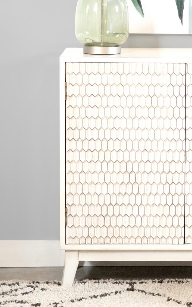 Gambon 2-door Wood Venner Accent Cabinet