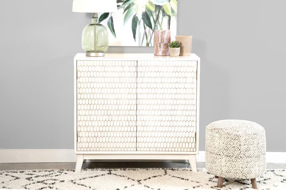 Gambon 2-door Wood Venner Accent Cabinet