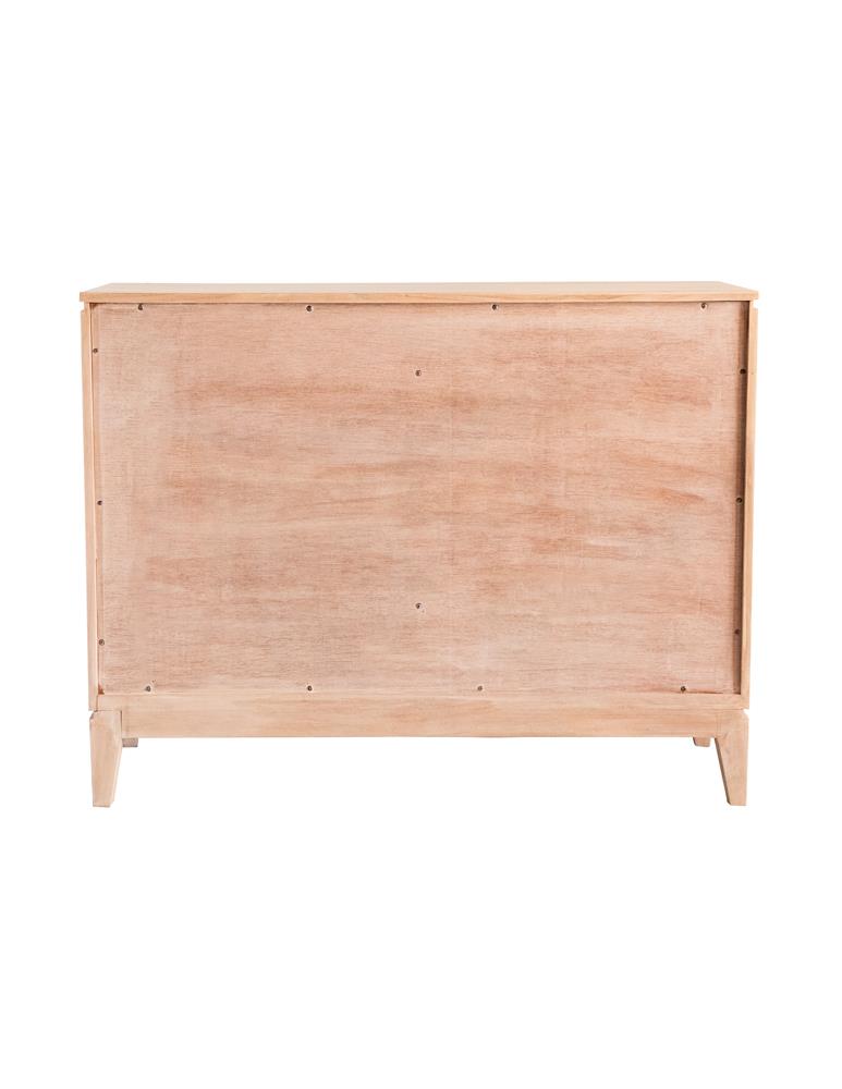 Eberto 2-door Geometric Wood Accent Cabinet