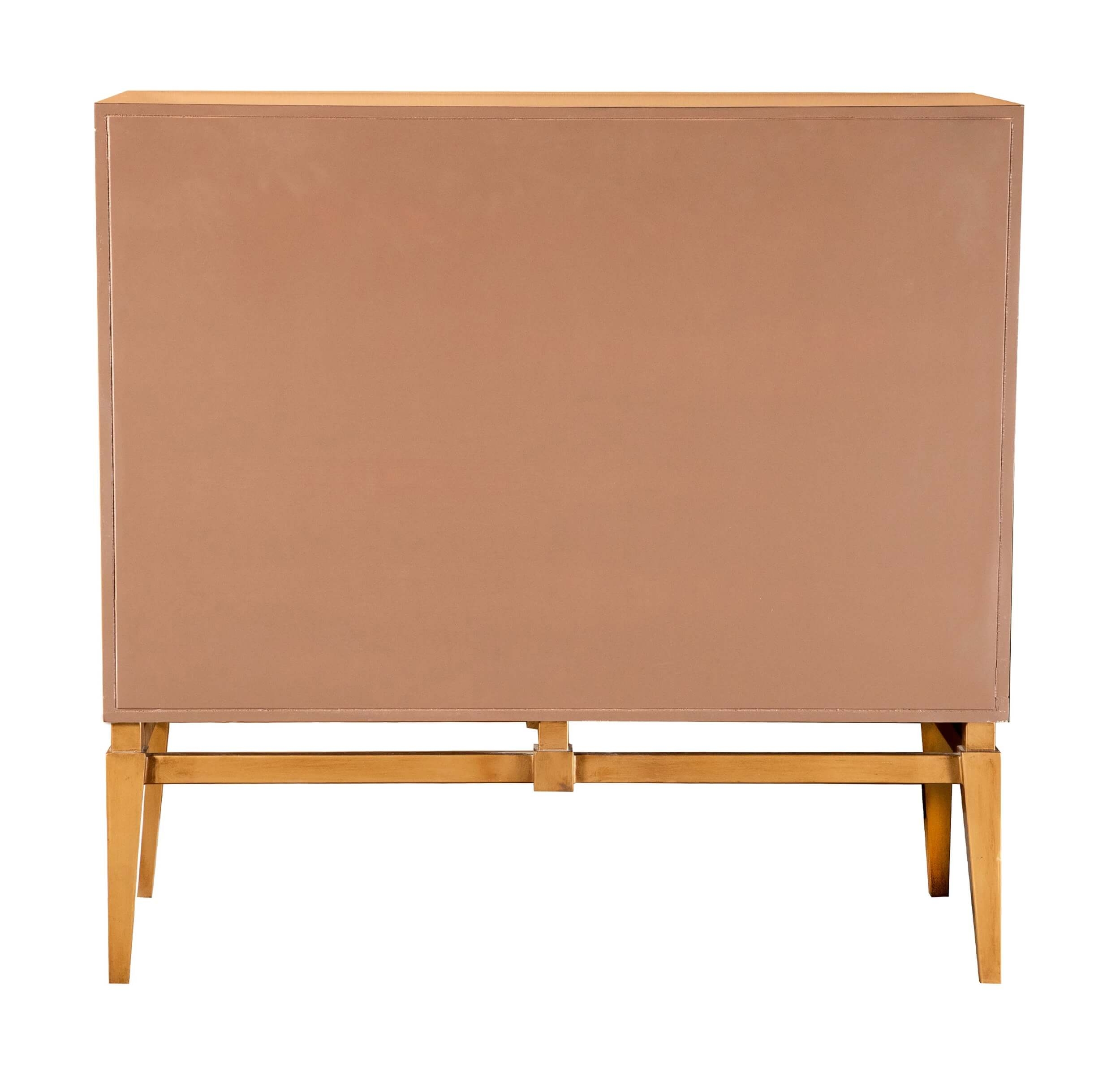 Zira Sunburst 2-door Wood Veneer Accent Cabinet