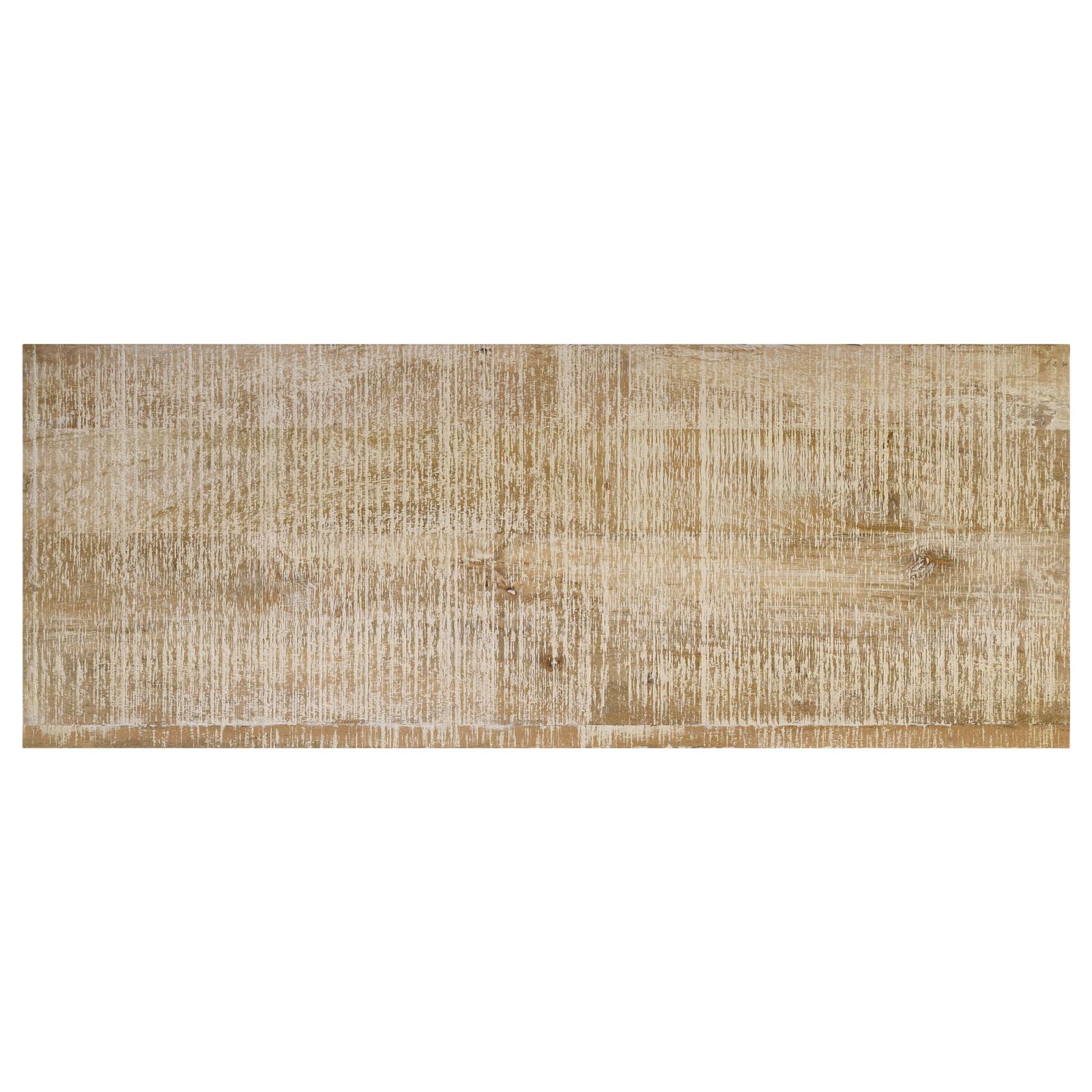 April 2-door Wood Accent Cabinet with Iron Legs