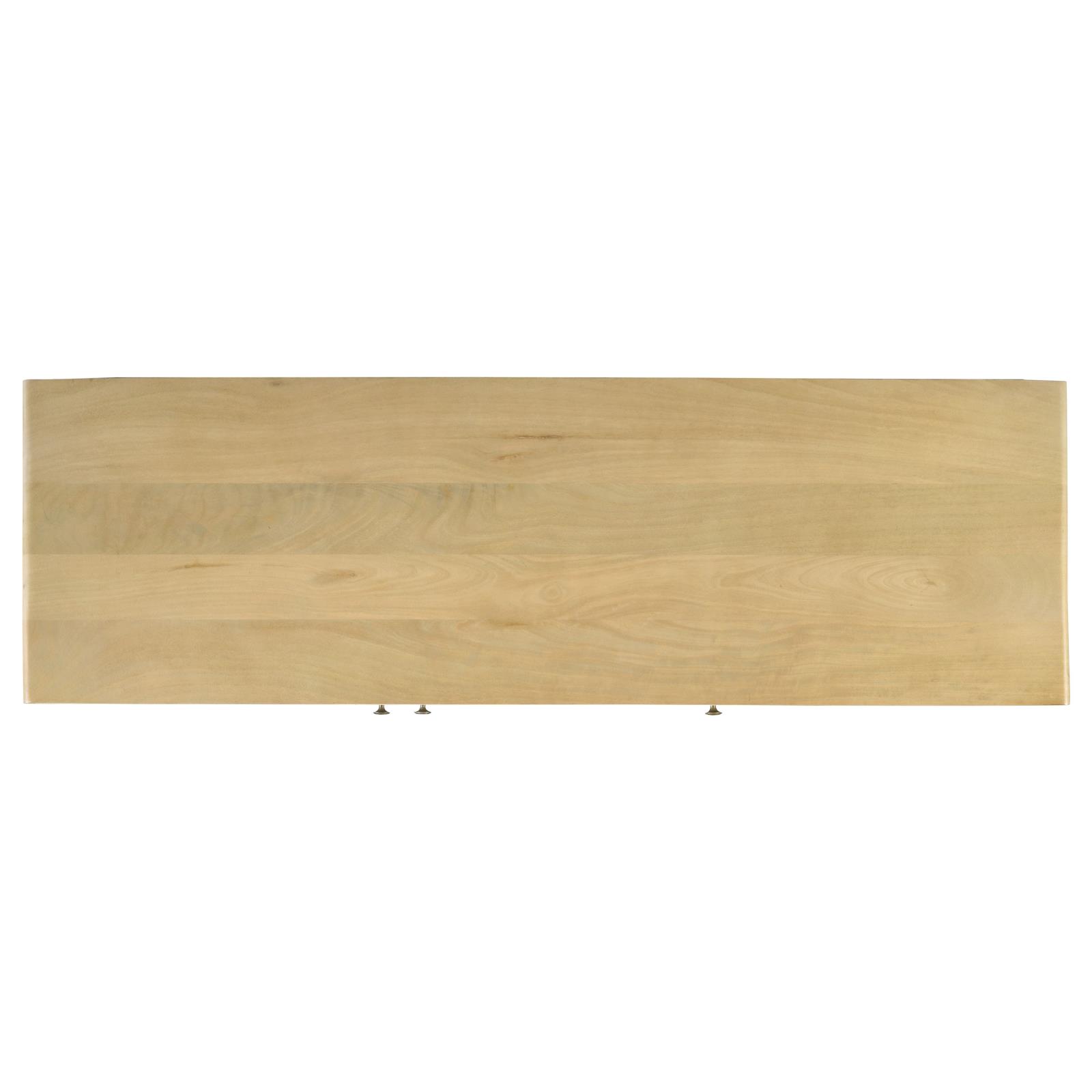 Zamora 3-Door Wood/Cane Accent Cabinet