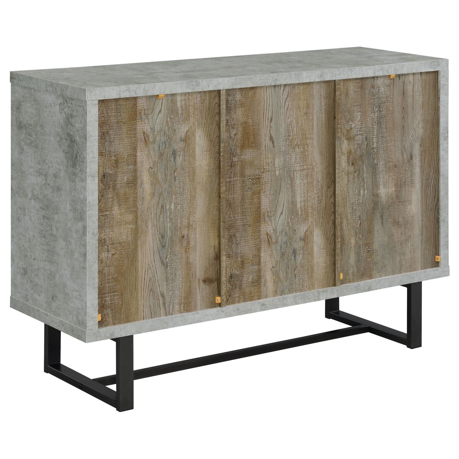 Abelardo 3-drawer Wood Veneer Accent Cabinet