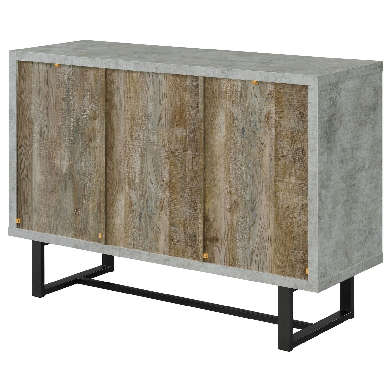 Abelardo 3-drawer Wood Veneer Accent Cabinet