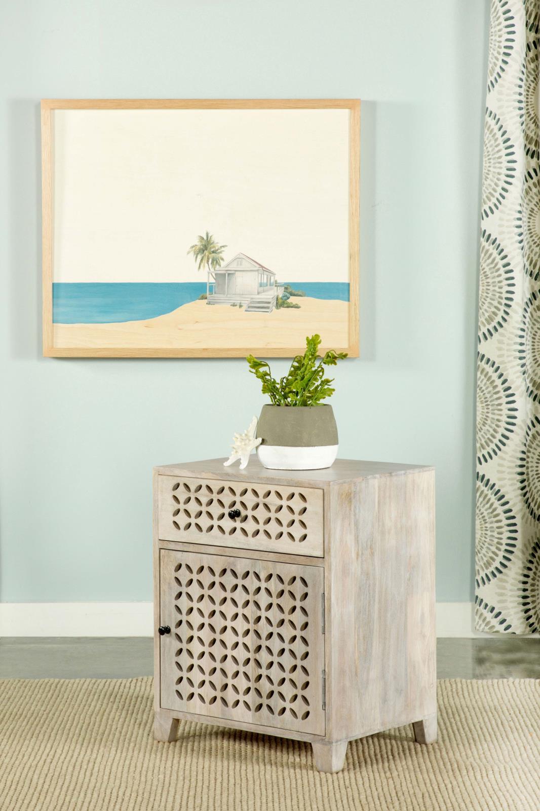 August 1-Door Accent Wood Cabinet