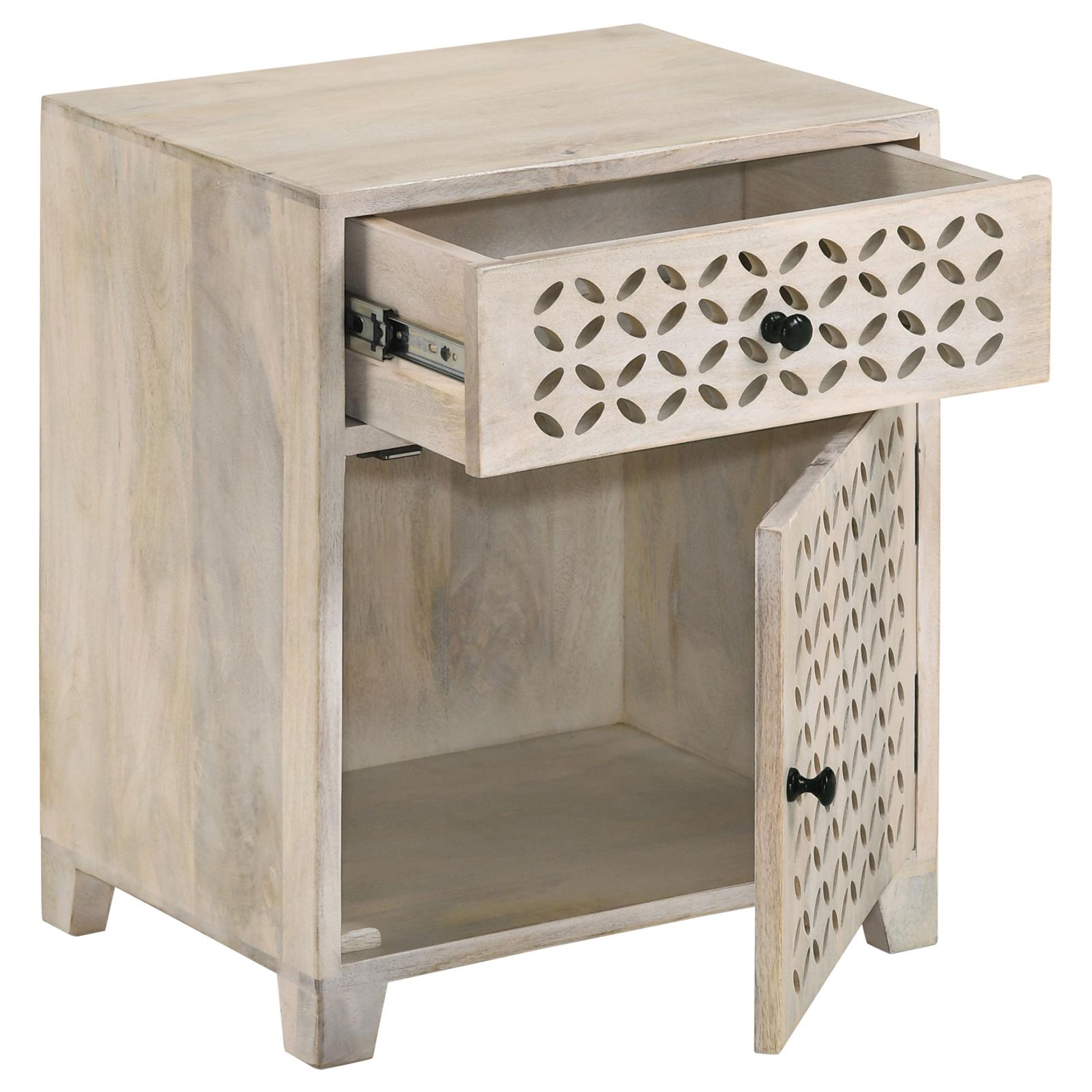 August 1-Door Accent Wood Cabinet
