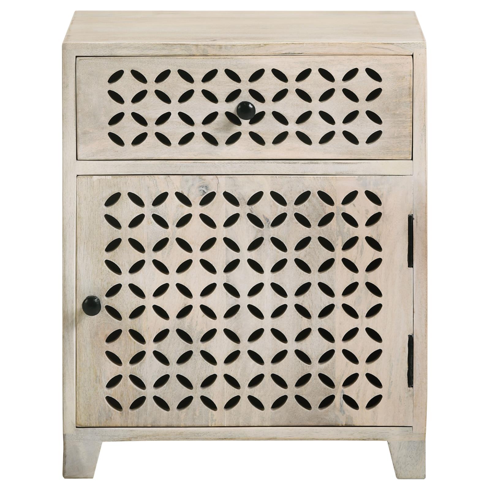 August 1-Door Accent Wood Cabinet