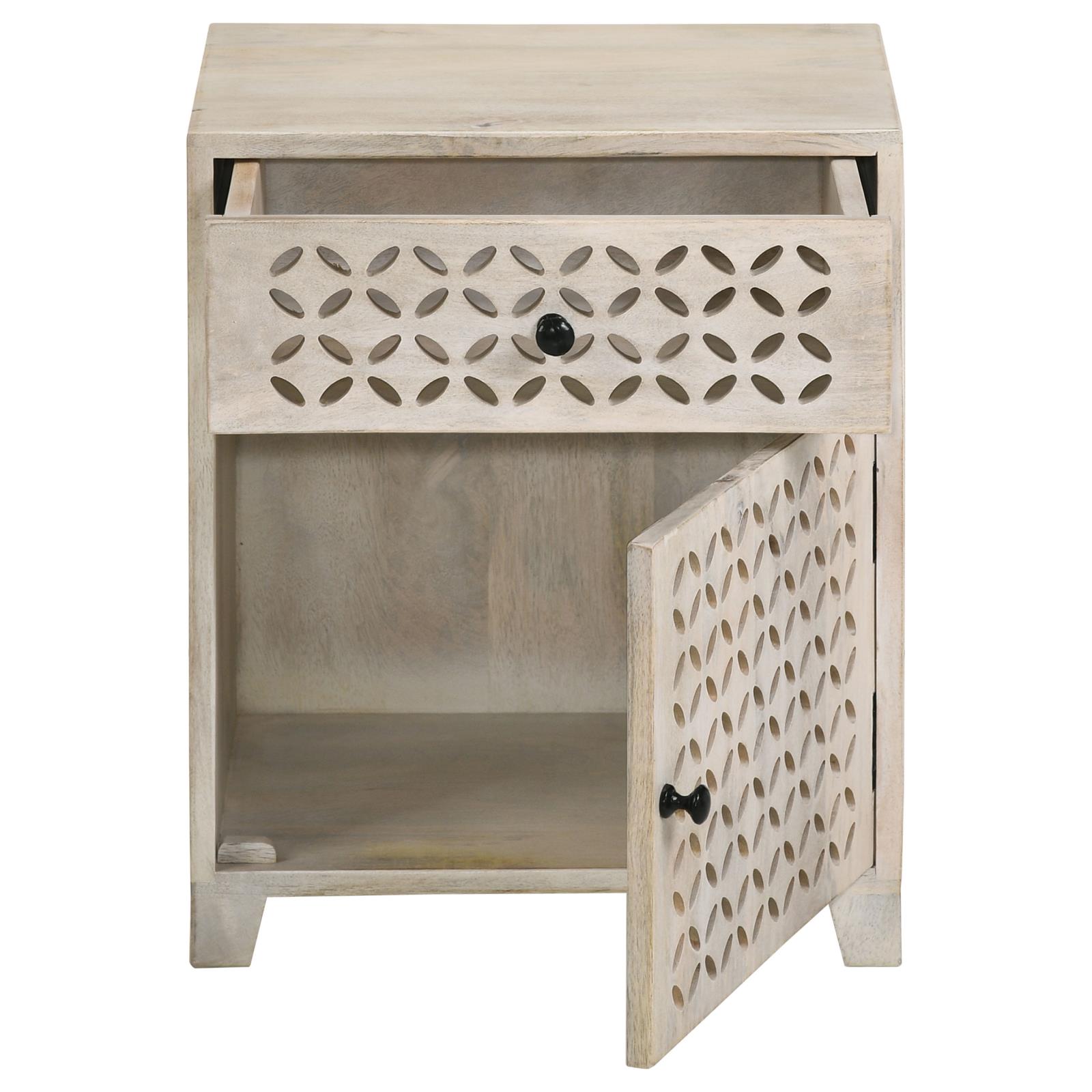 August 1-Door Accent Wood Cabinet