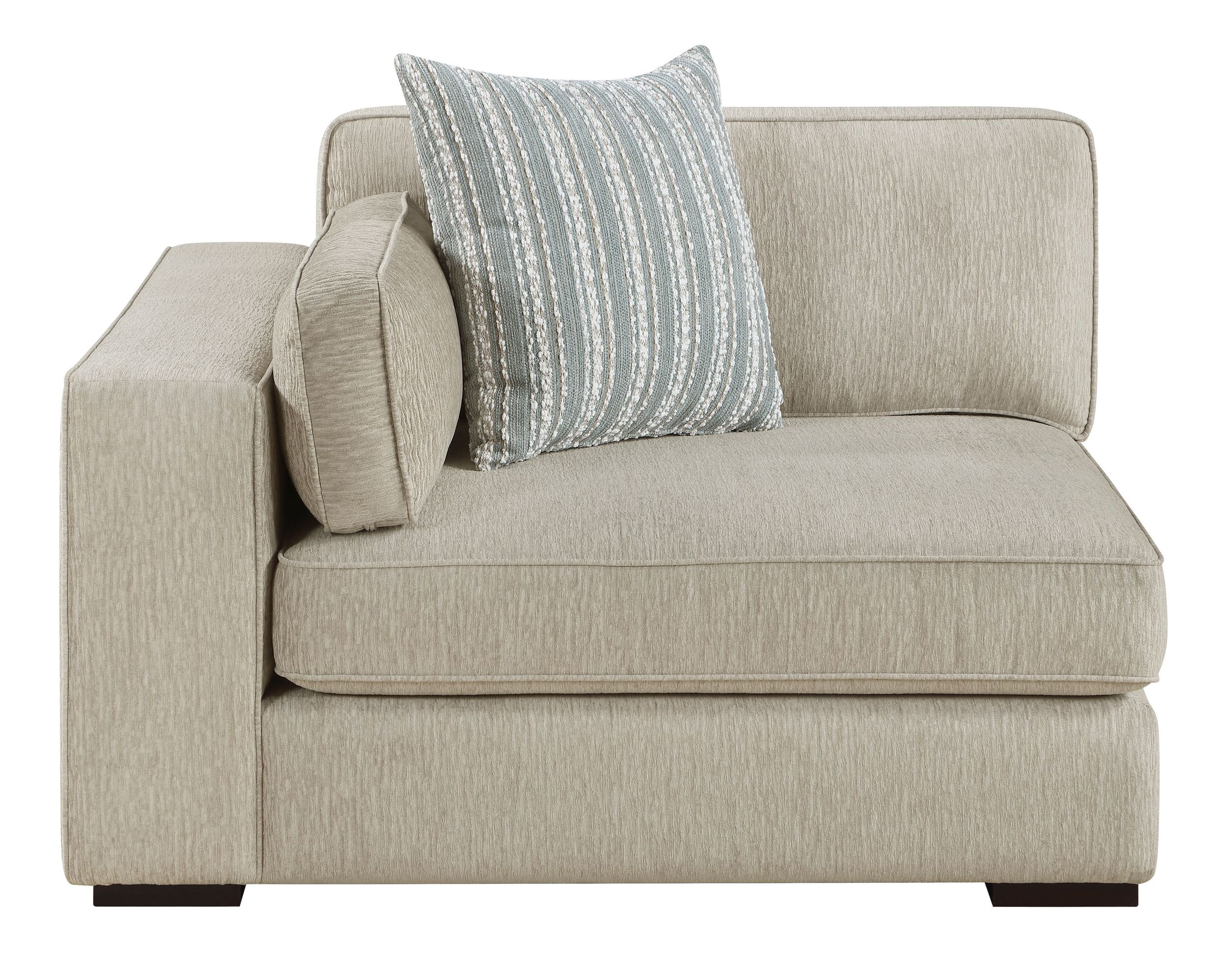 Mila L-Shaped Chenille 5‑Piece Modular Sectional