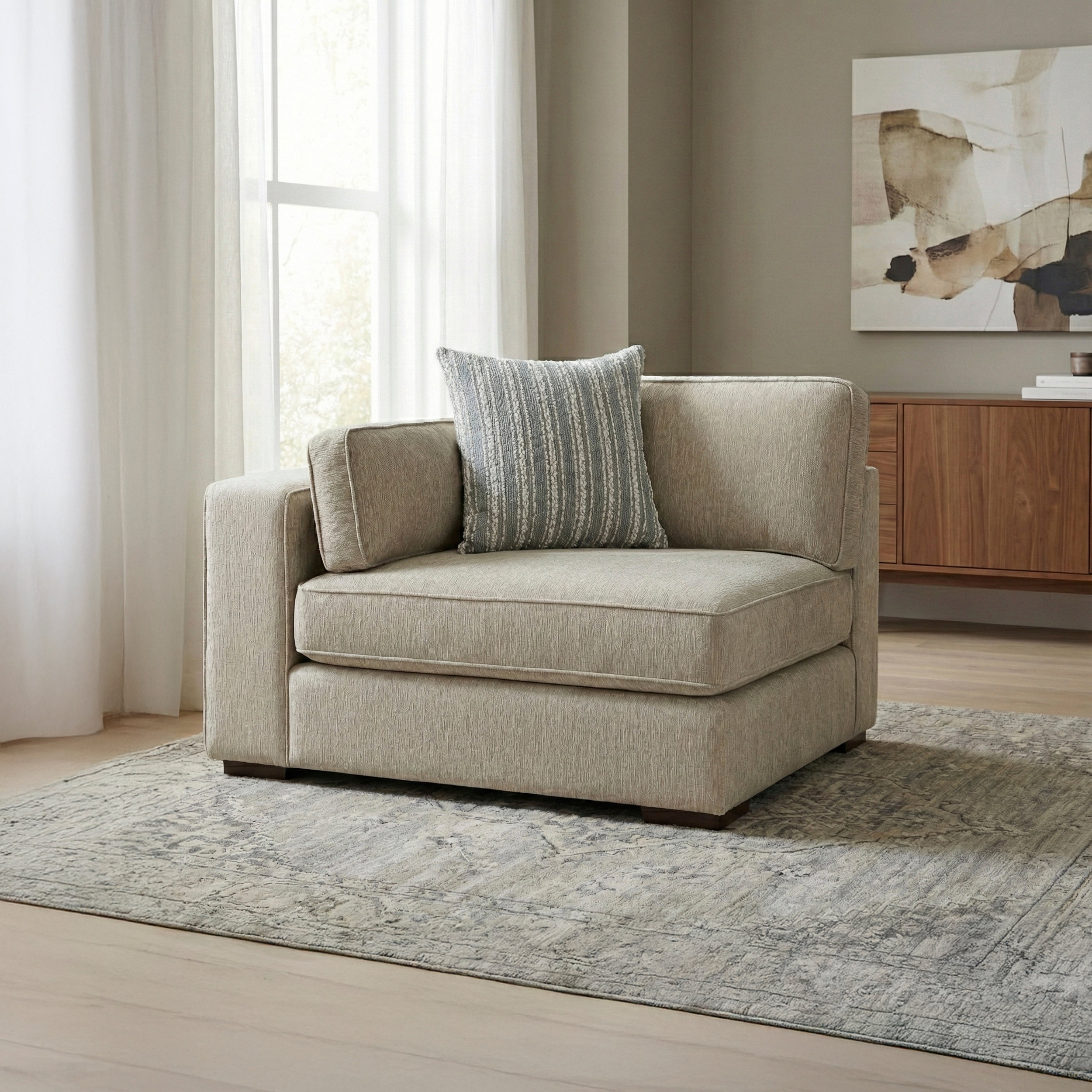 Mila Chenille Modular Living Room Set