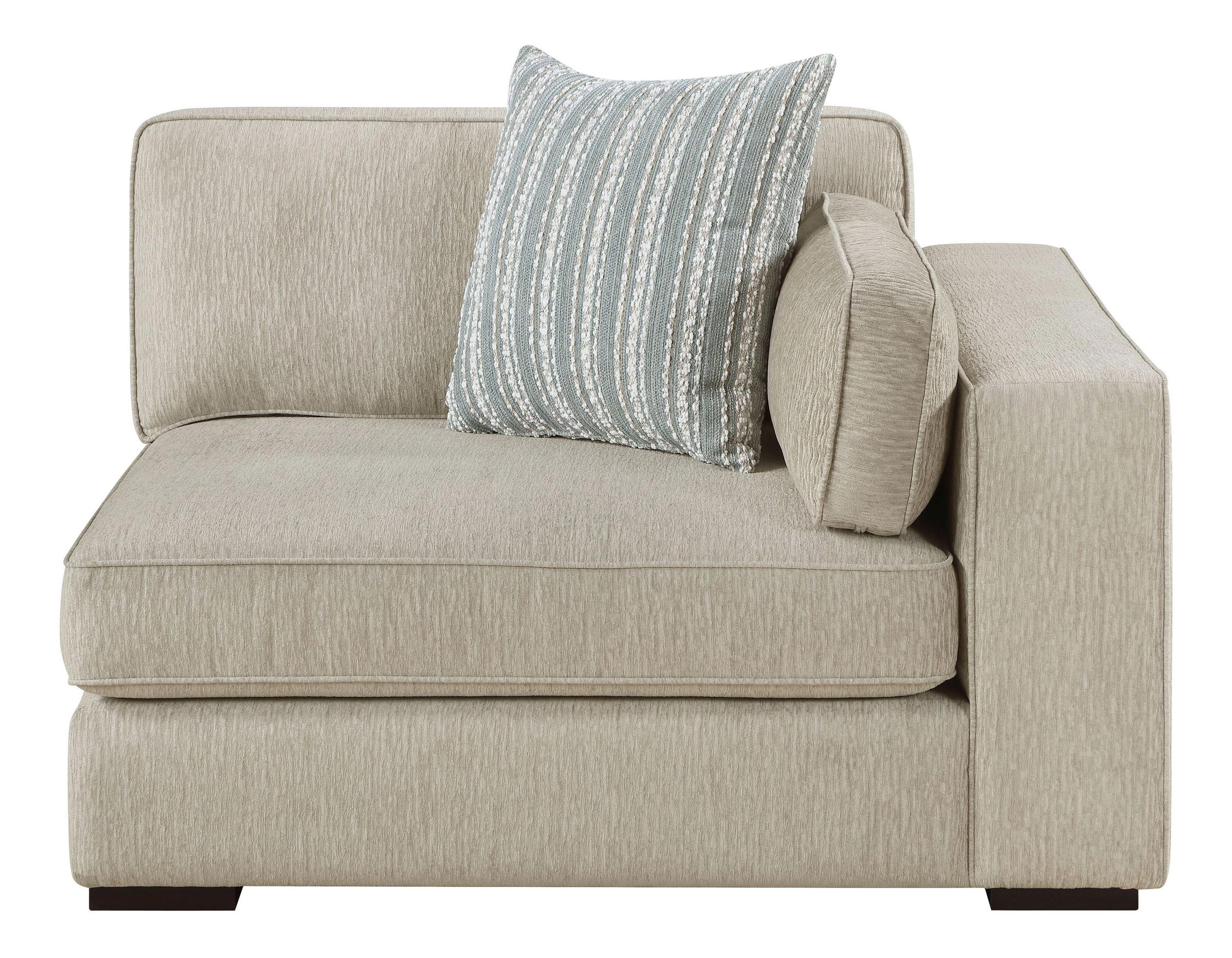 Mila L-Shaped Chenille 5‑Piece Modular Sectional