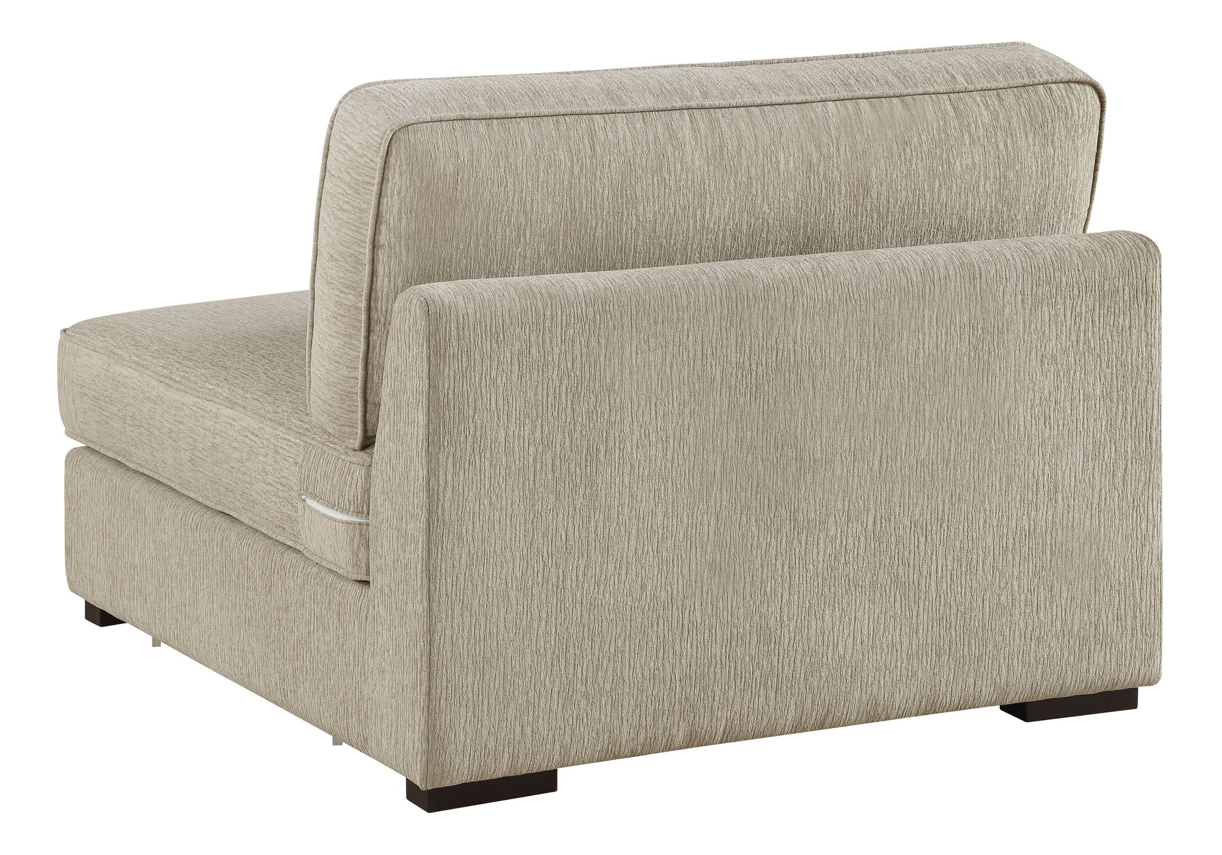 Mila L-Shaped Chenille 4‑Piece Modular Sectional