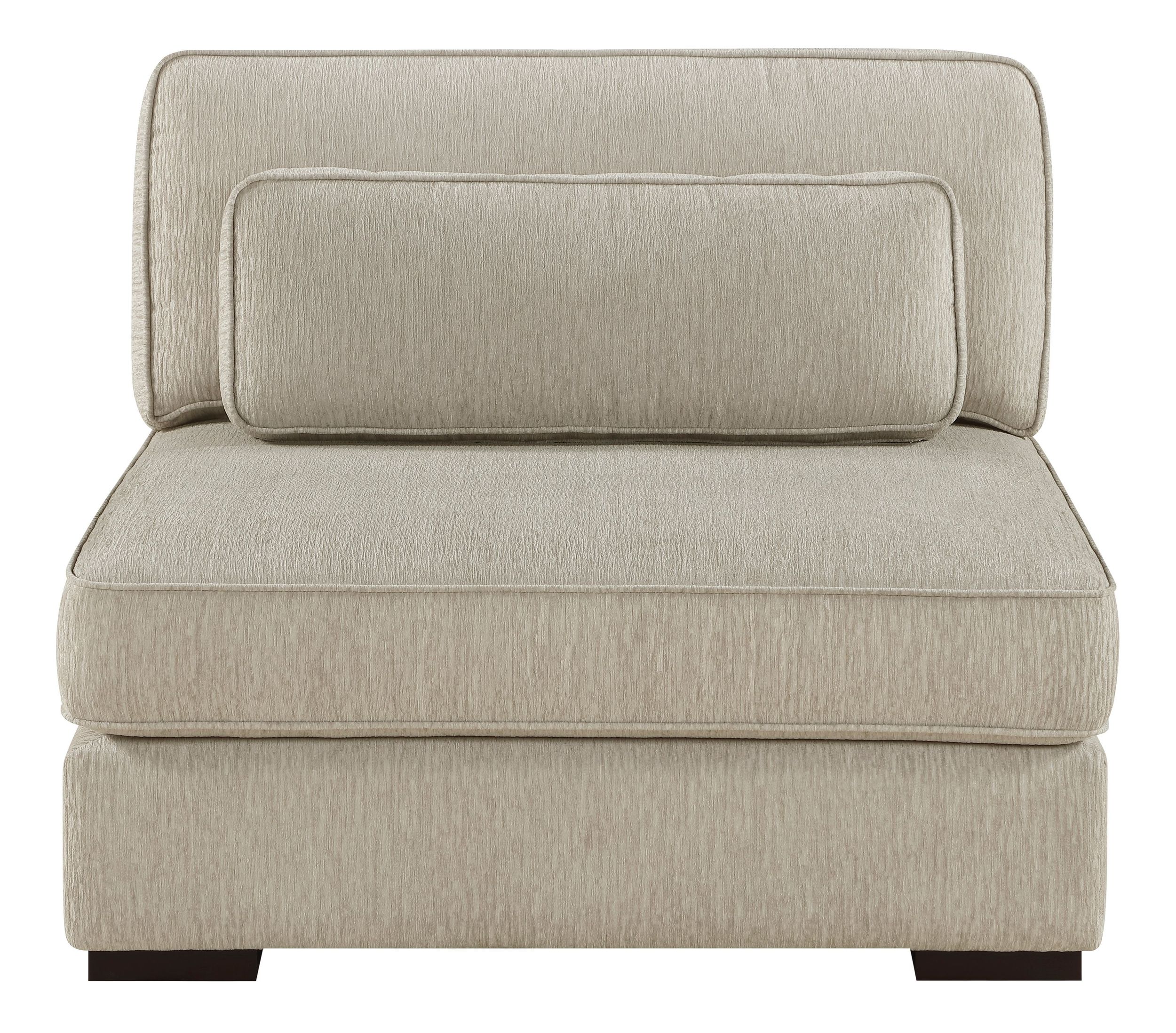 Mila L-Shaped Chenille 4‑Piece Modular Sectional