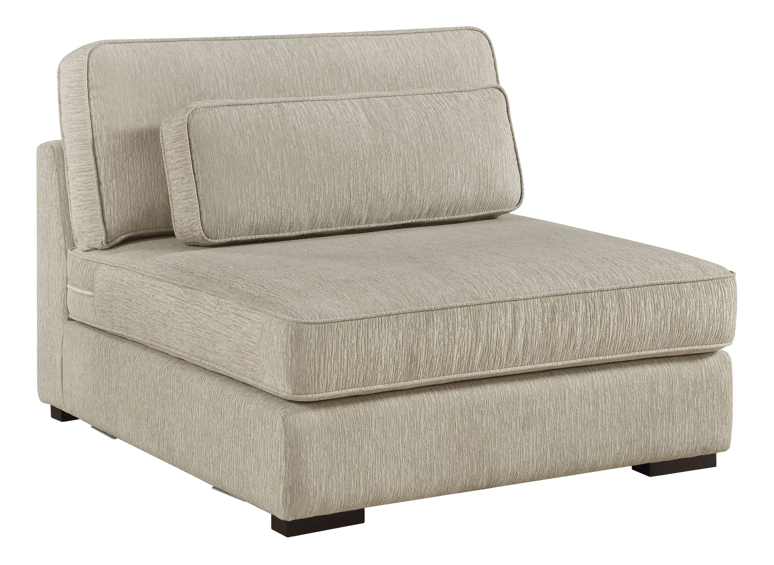 Mila L-Shaped Chenille 4‑Piece Modular Sectional