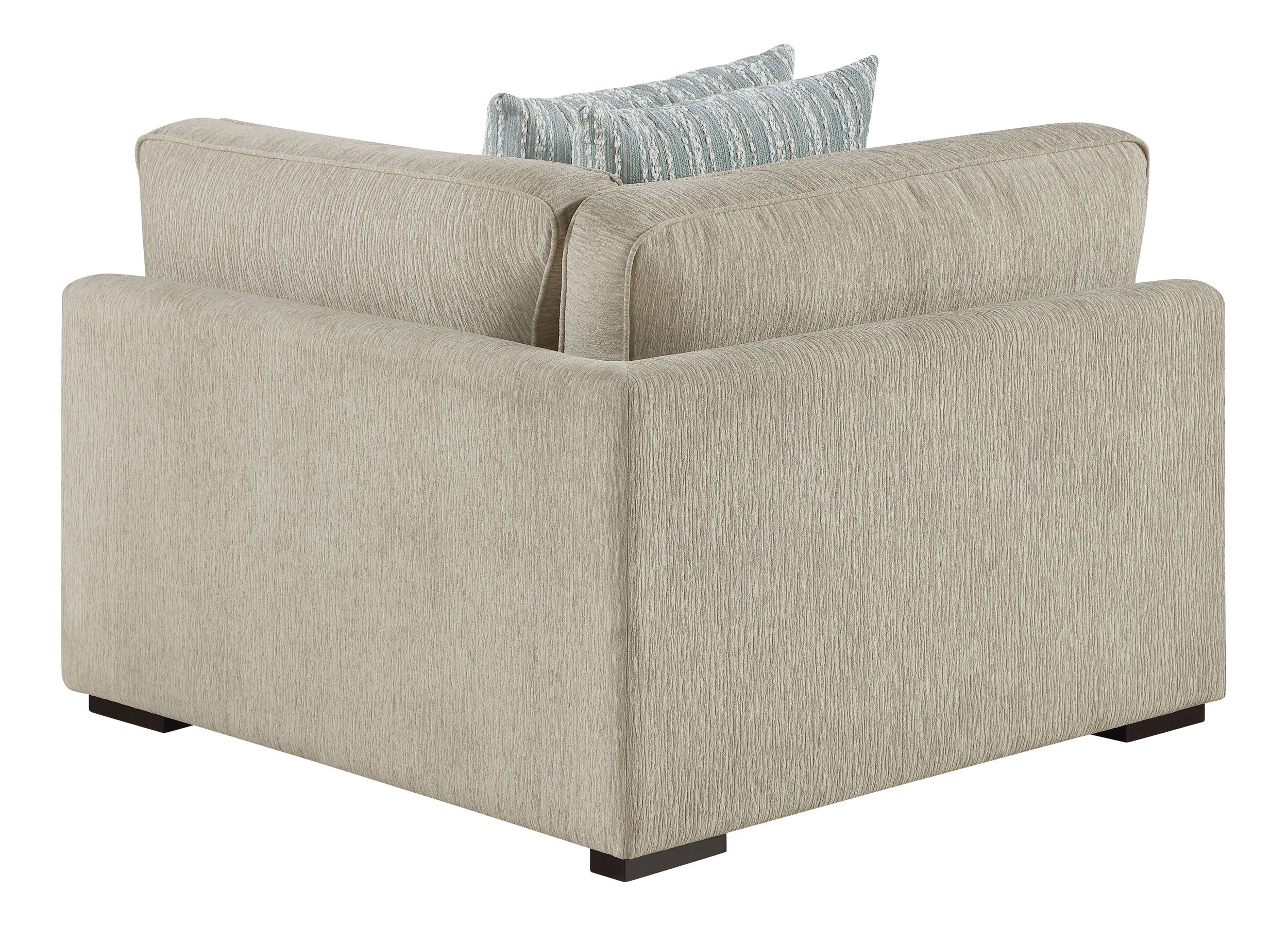 Mila L-Shaped Chenille 4‑Piece Modular Sectional