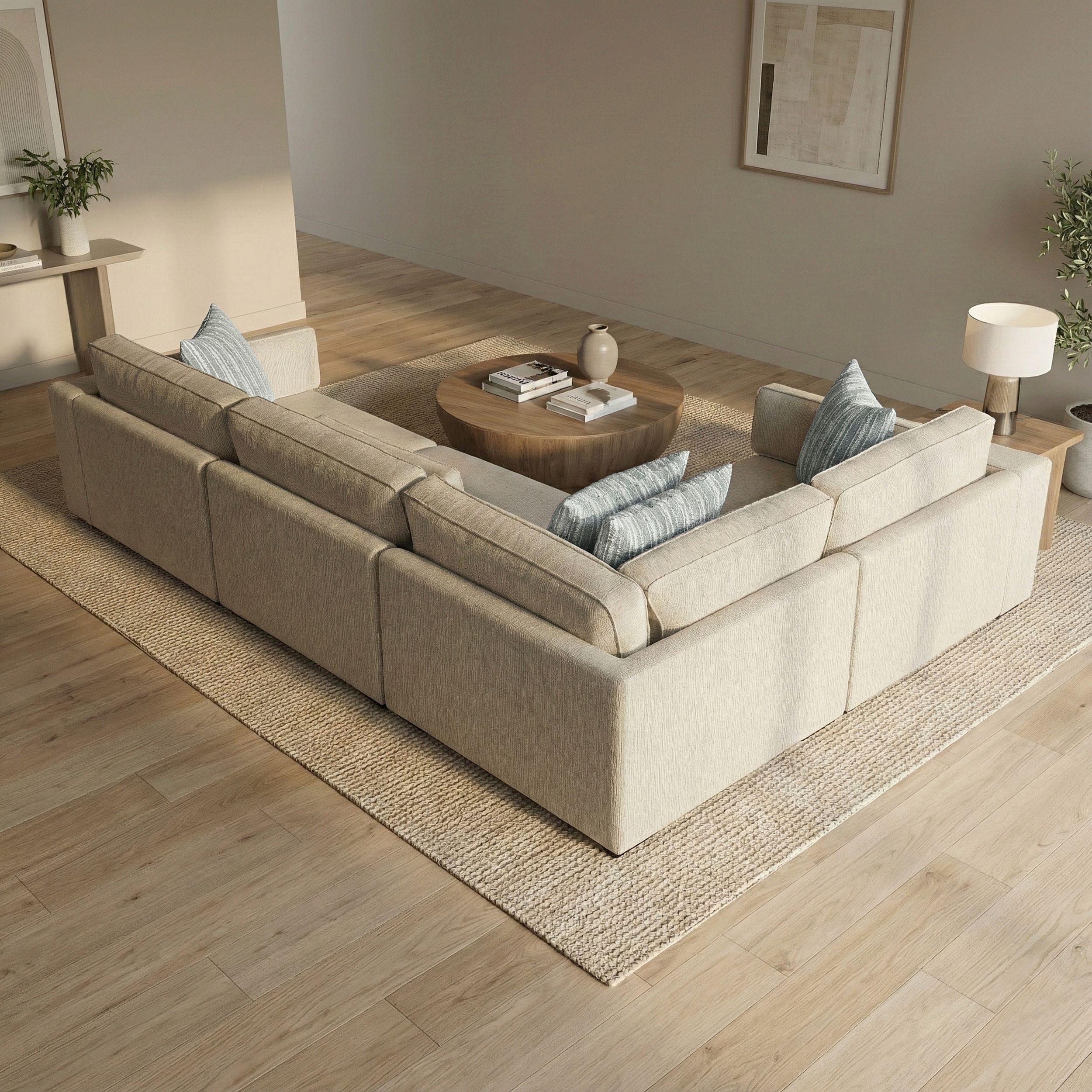 Mila Chenille Modular Living Room Set