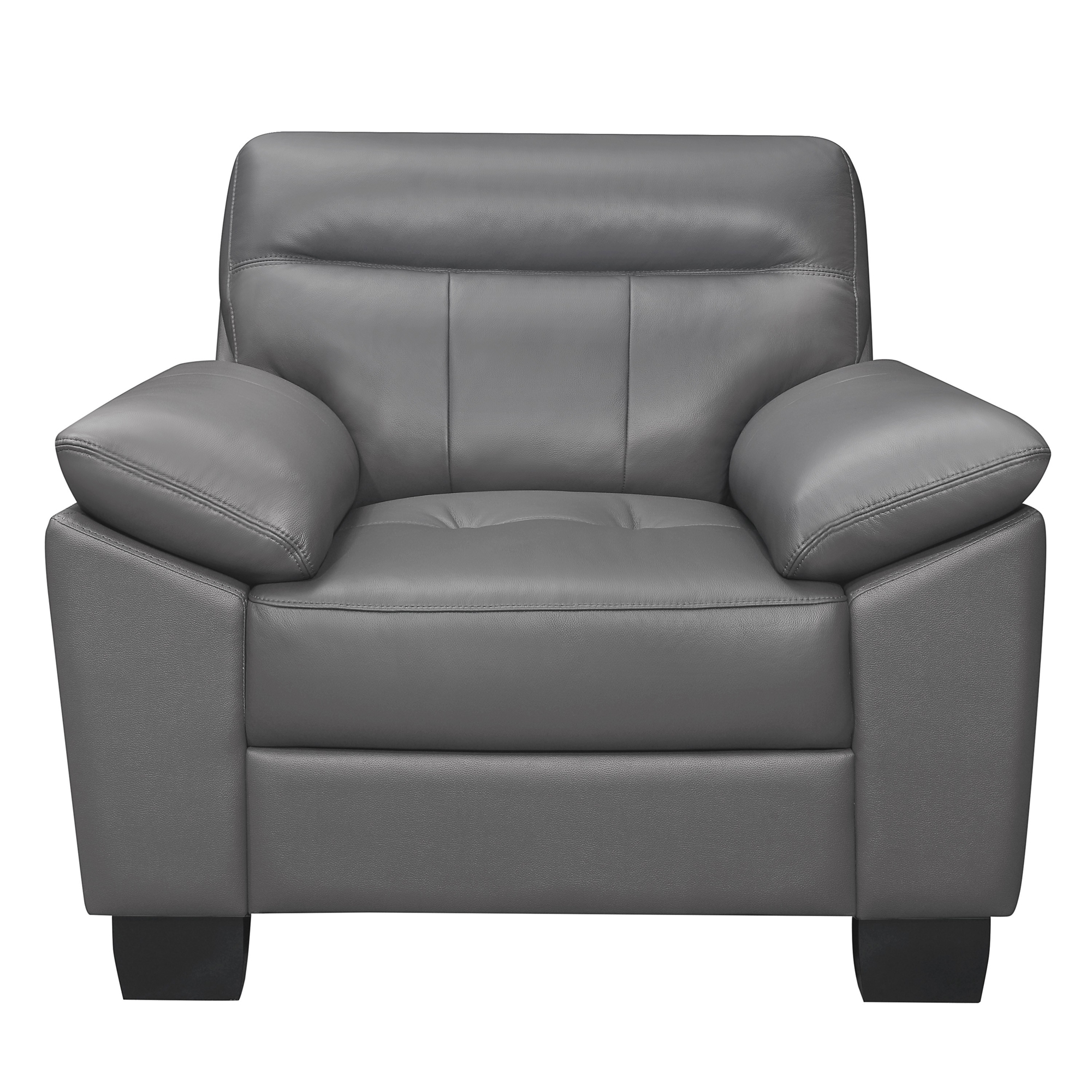Denizen Leather/Bi-Cast Vinyl Chair