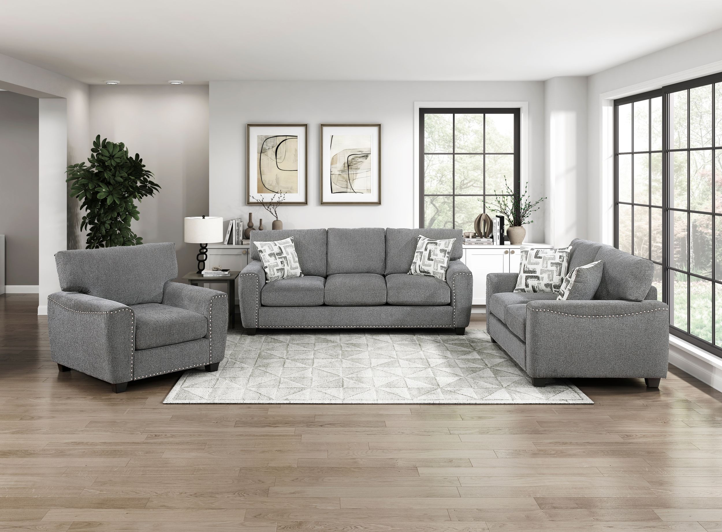 Isabel Chenille Living Room Set