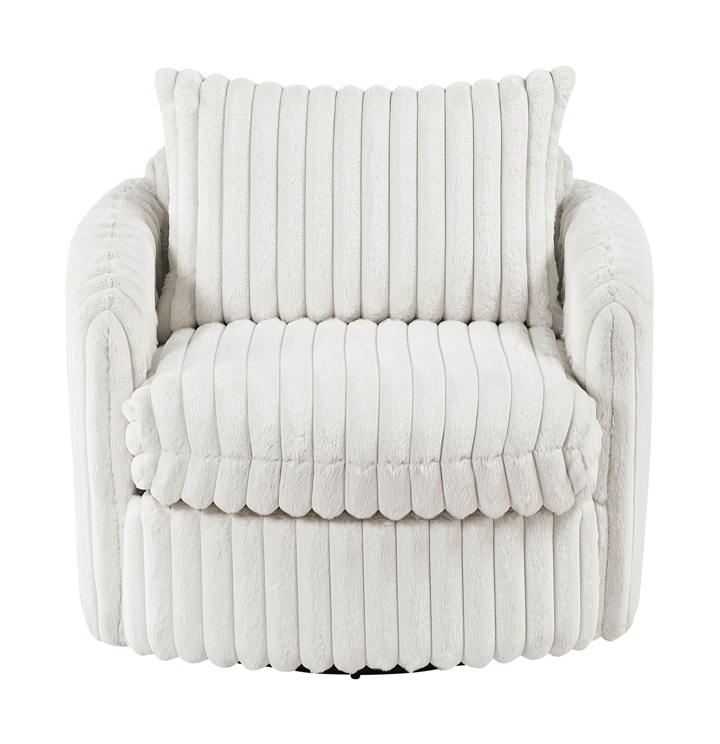 Tomball Corduroy Swivel Chair