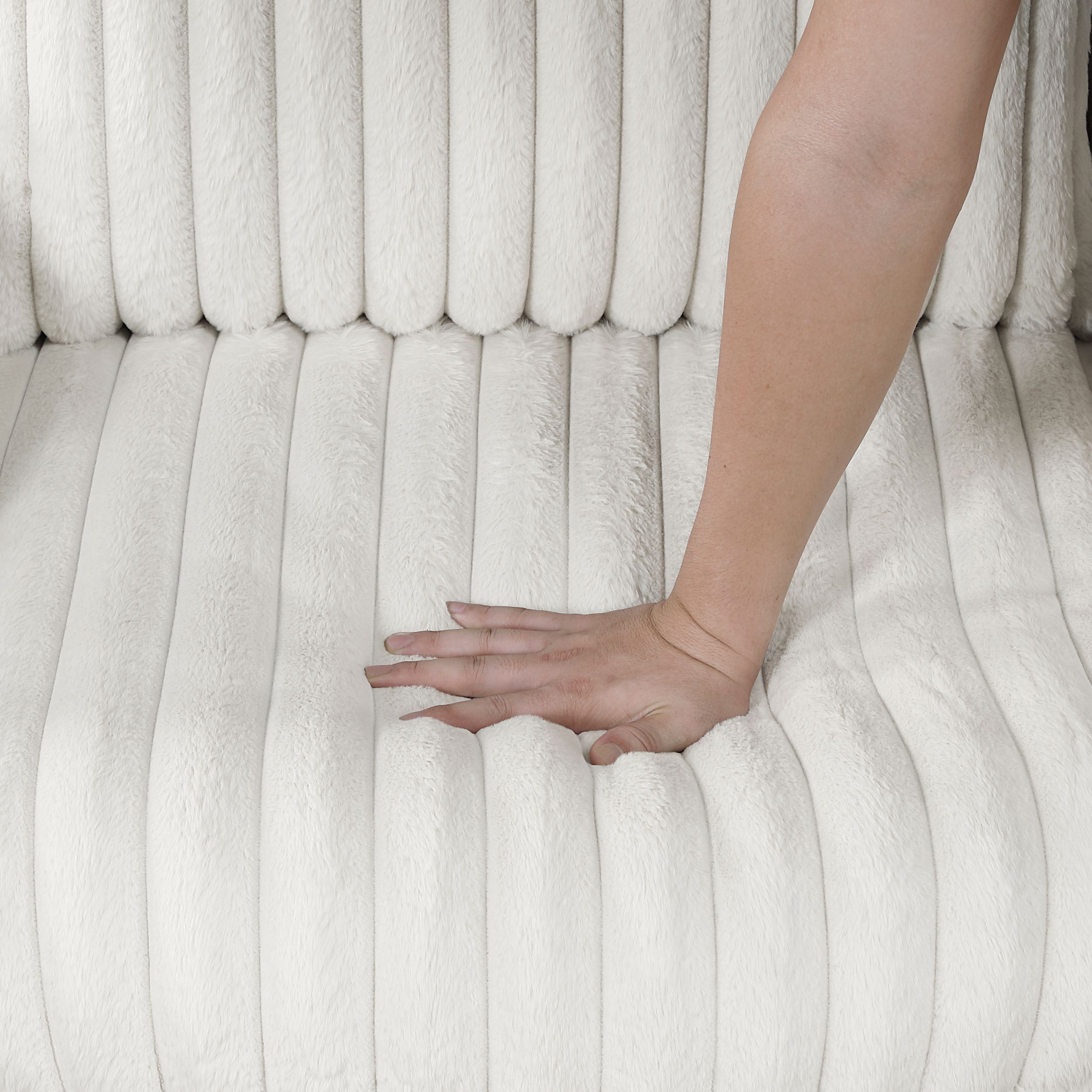 Tomball Corduroy Swivel Chair