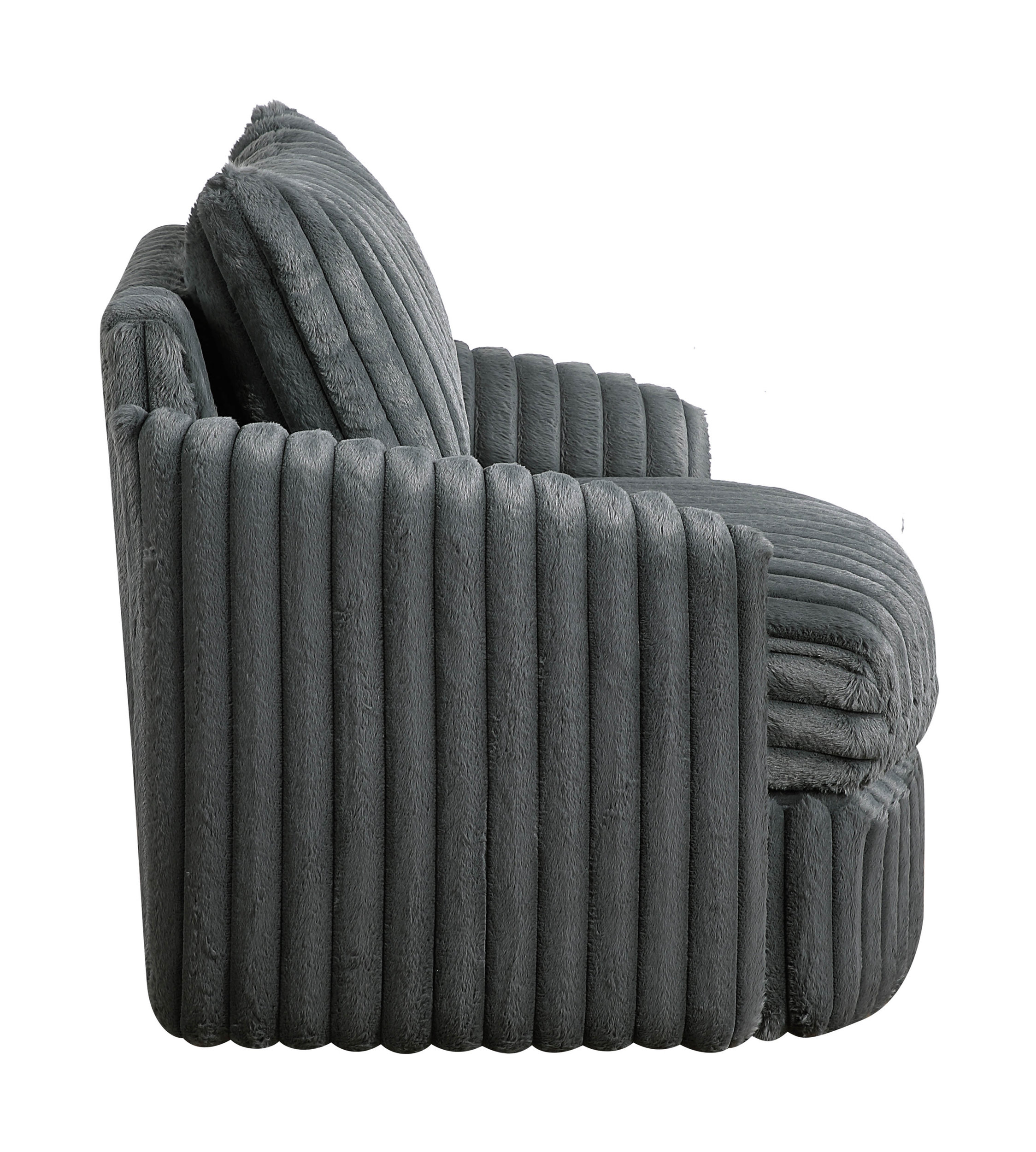 Tomball Corduroy Swivel Chair
