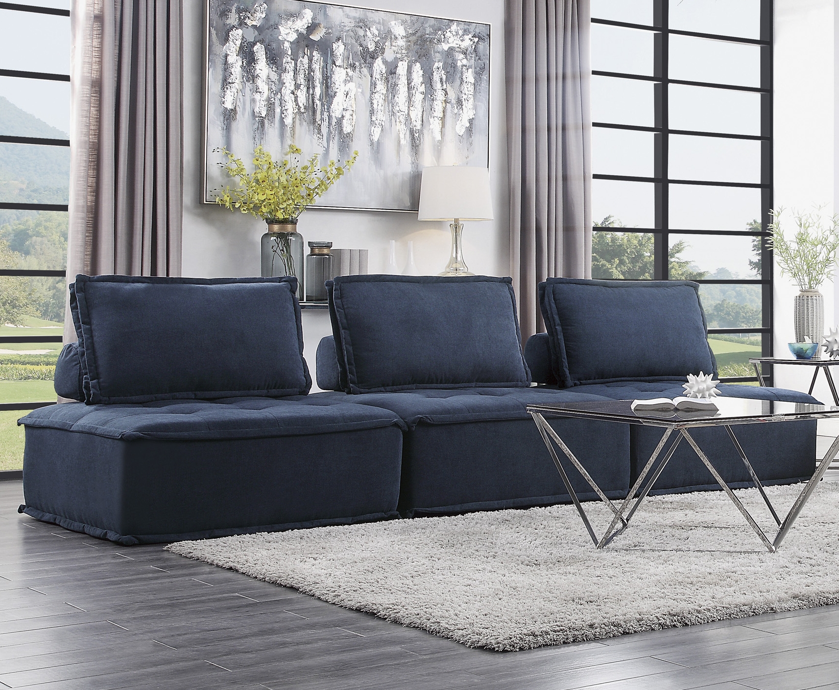 Ulrich Polyester Fabric Sofa