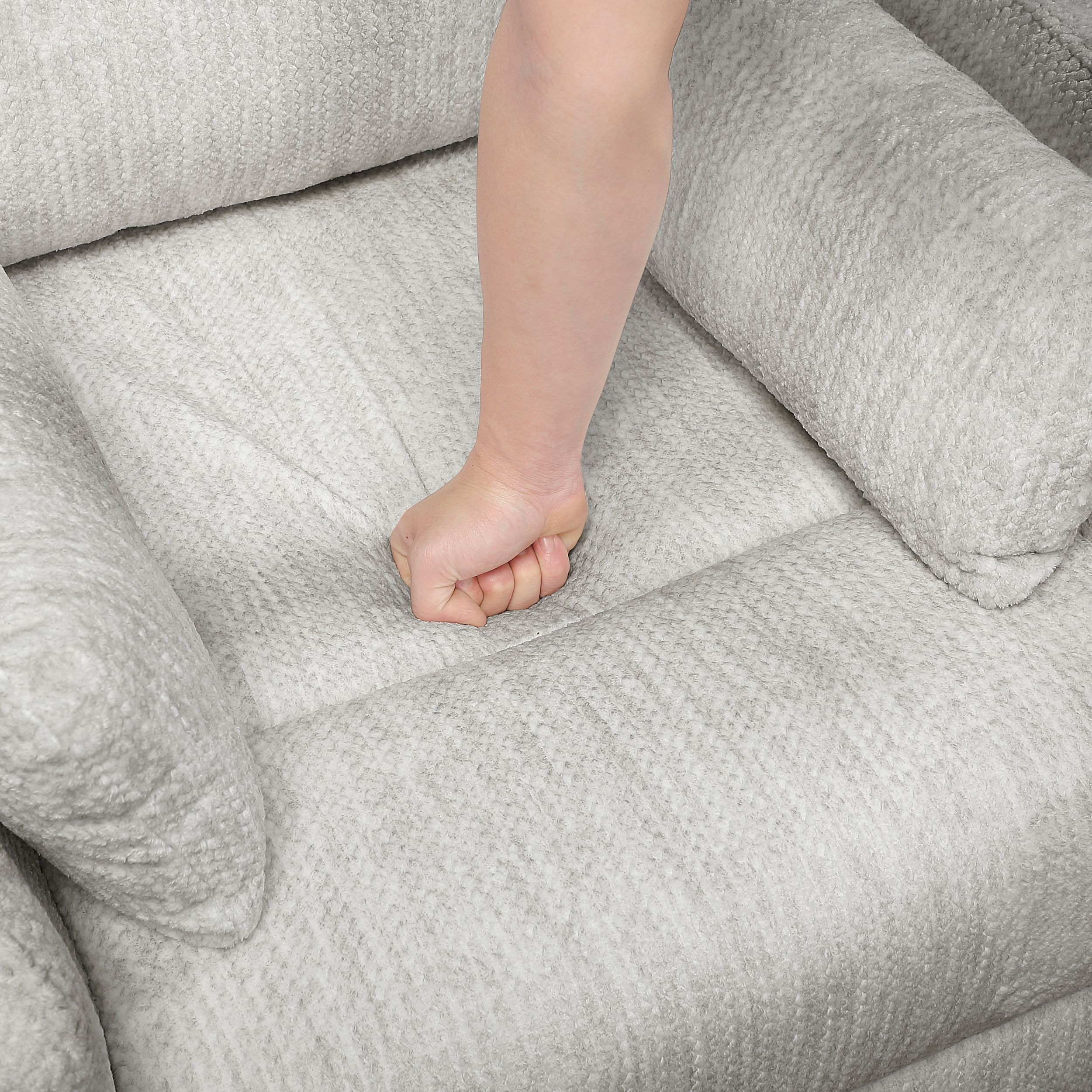 Tinley Microfiber Swivel Glider Reclining Chair with Pillows