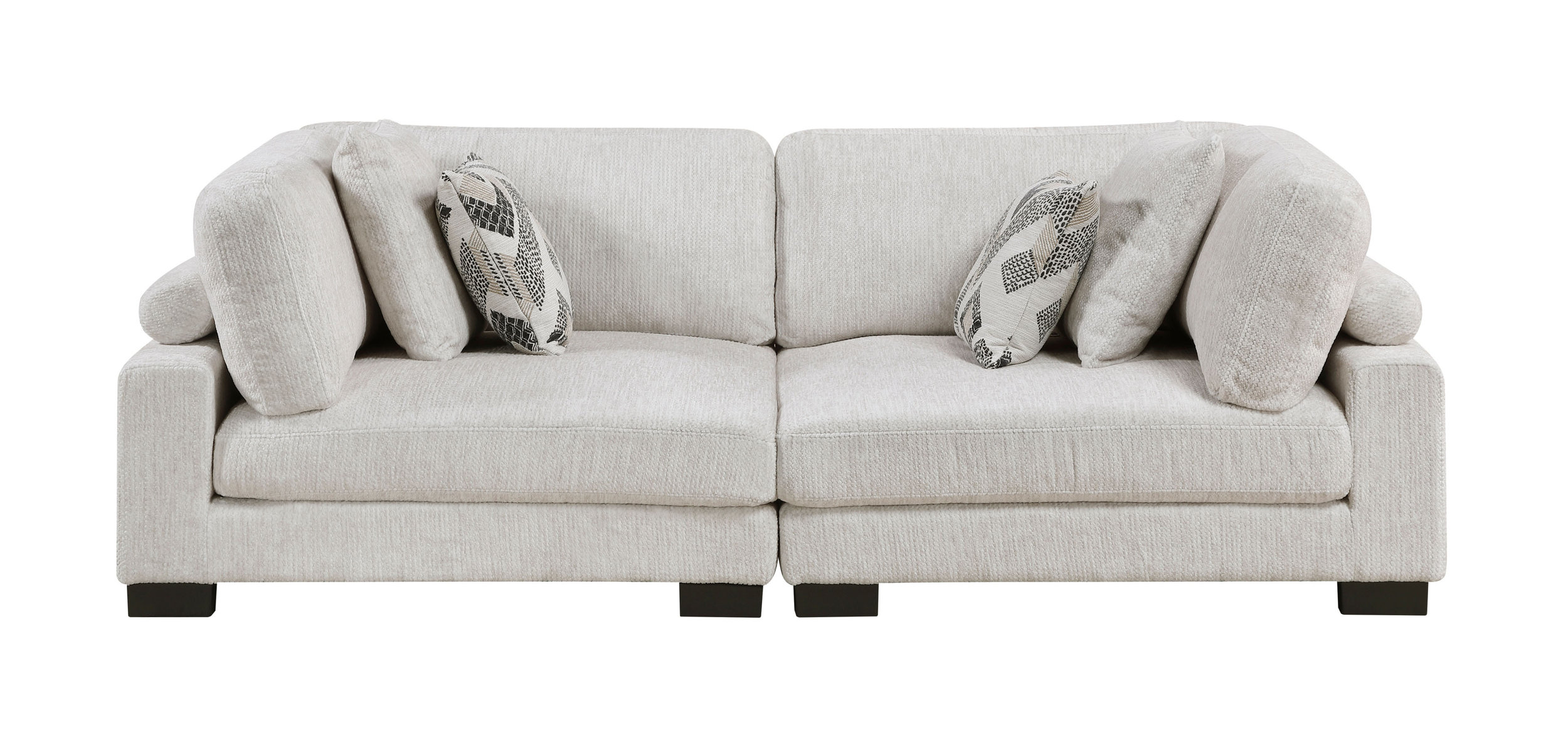 Tinley Microfiber Modular Loveseat