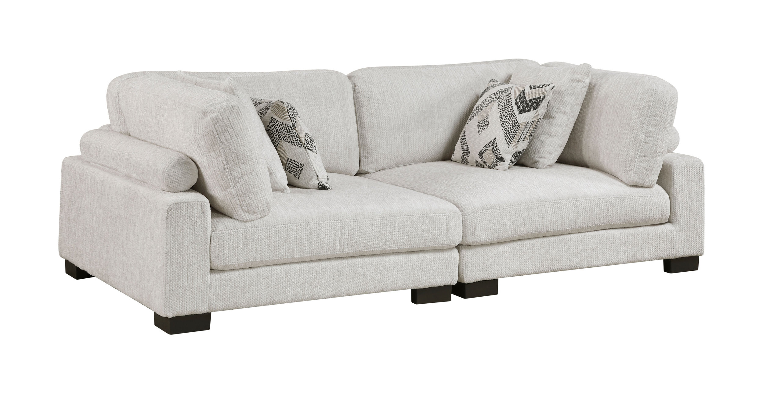 Tinley Microfiber Modular Living Room Set