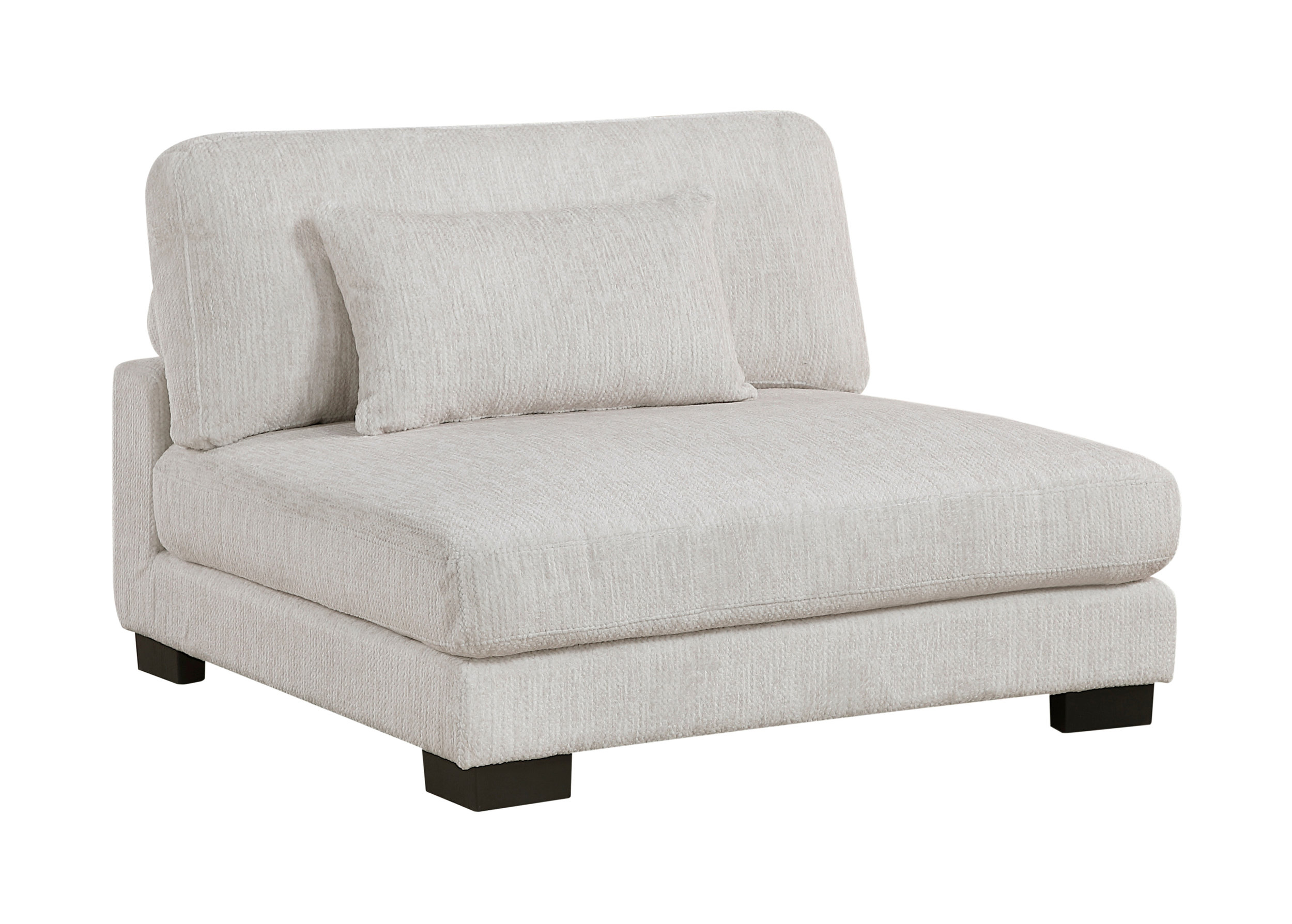 Tinley Microfiber 4‑Piece Double Chaise Modular Sofa