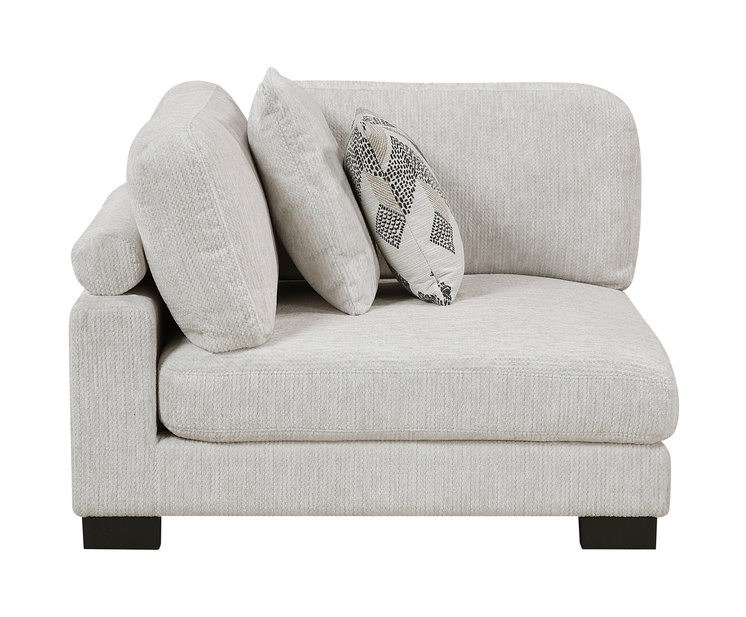 Tinley U-Shaped Microfiber 6‑Piece Modular Sectional with RAF Chaise