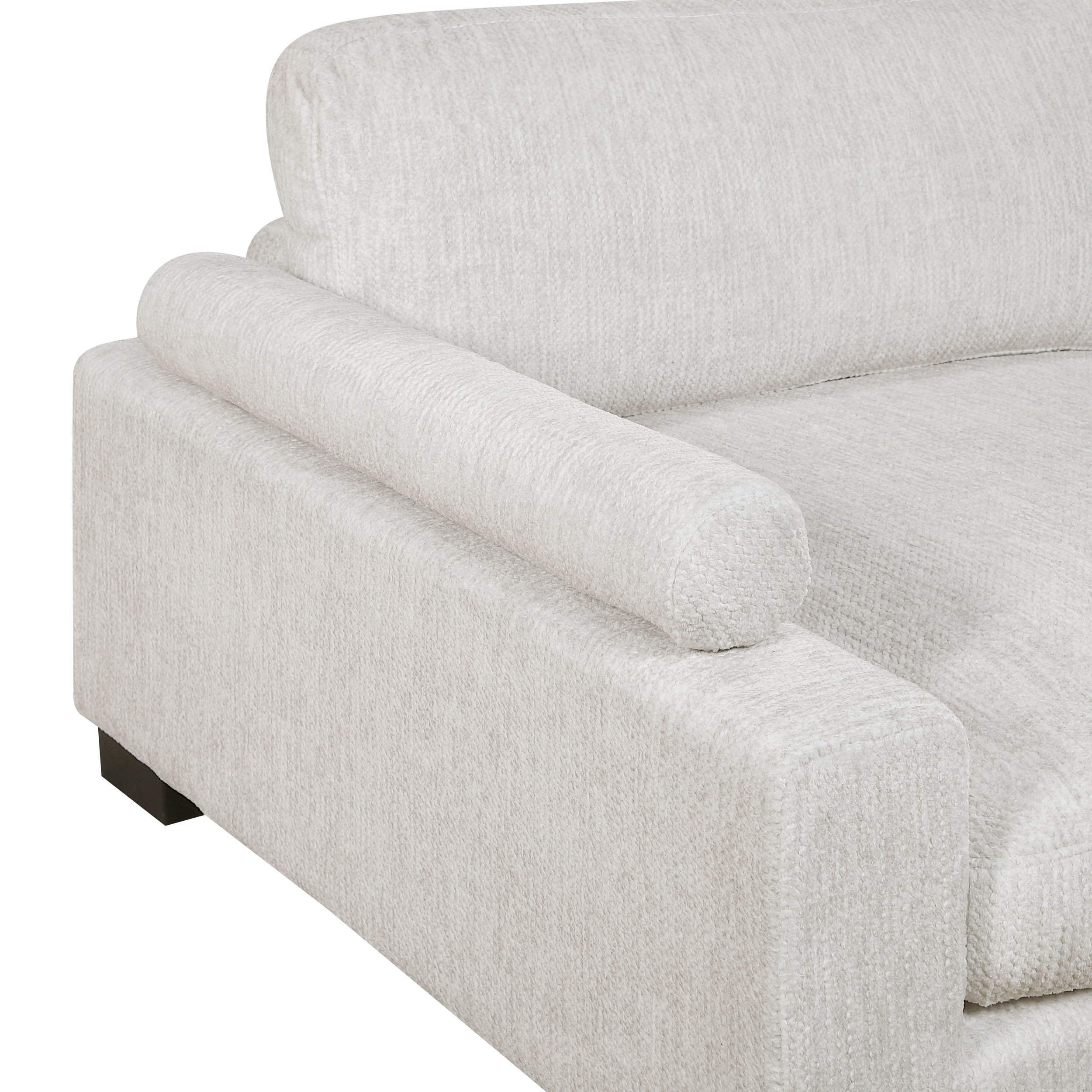 Tinley L-Shaped Microfiber 5‑Piece Modular Sectional