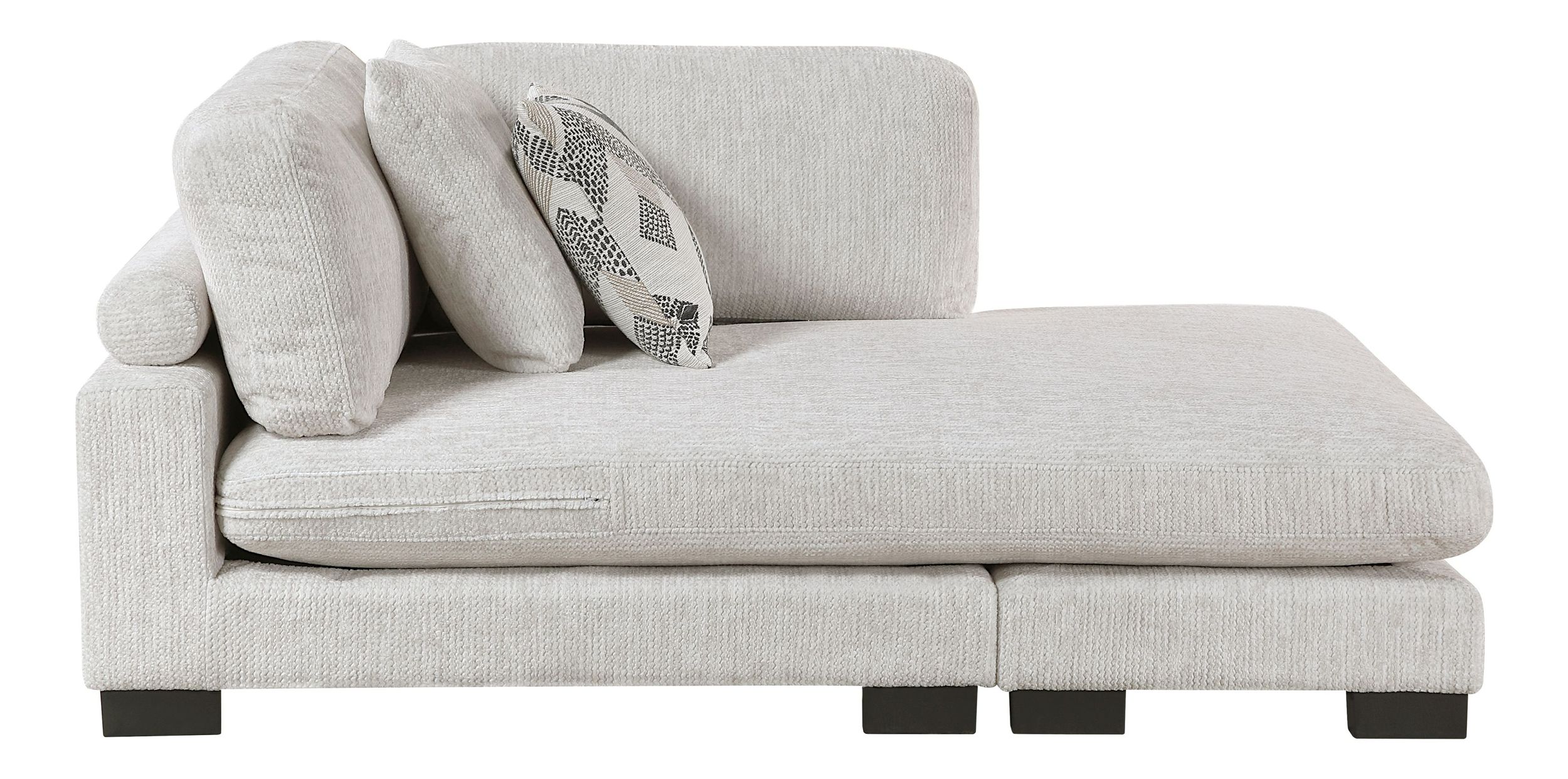 Tinley L-Shaped Microfiber 5‑Piece Modular Sectional