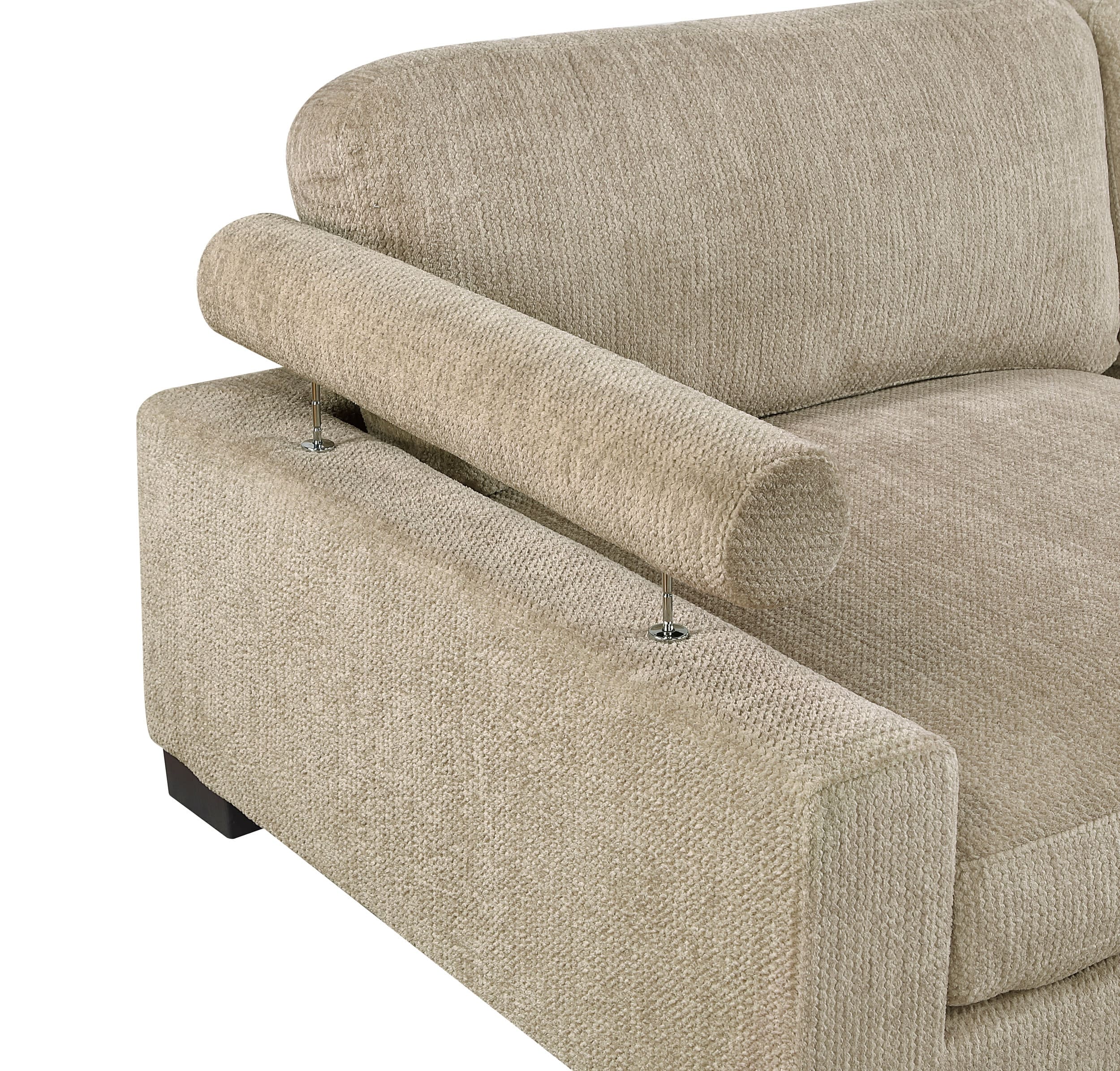 Tinley Microfiber Modular Loveseat