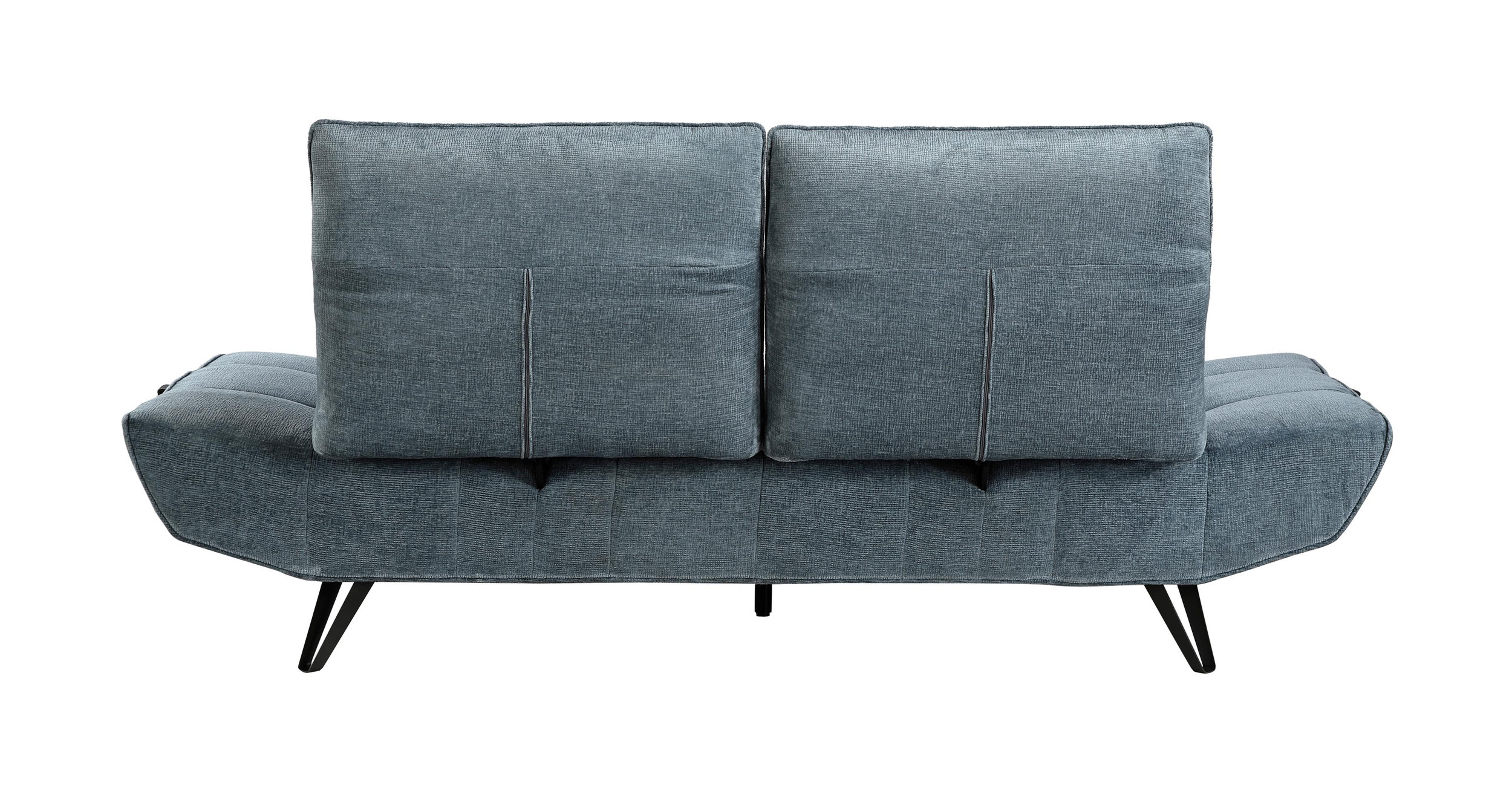 Quonsett Chenille Sofa with Power Adjustable Seat Depth & Manual Adjustable Headrests